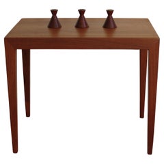 Danish Teak Side Table by S Hansen for Haslev, Denmark