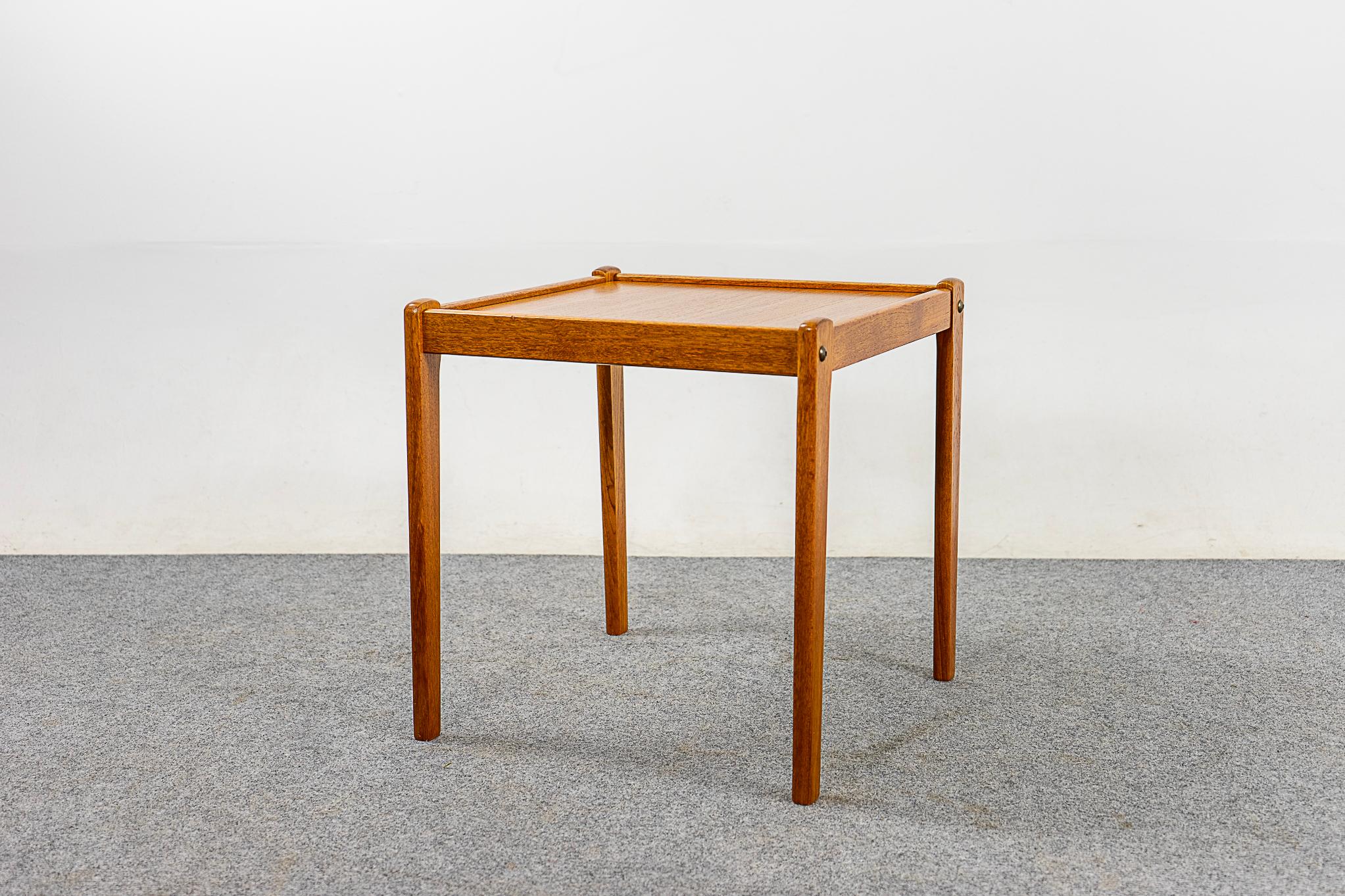 Mid-20th Century Danish Teak Side Table by Spottrup For Sale