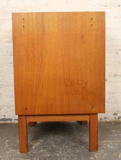 Danish Teak Side Table w/ Drawers