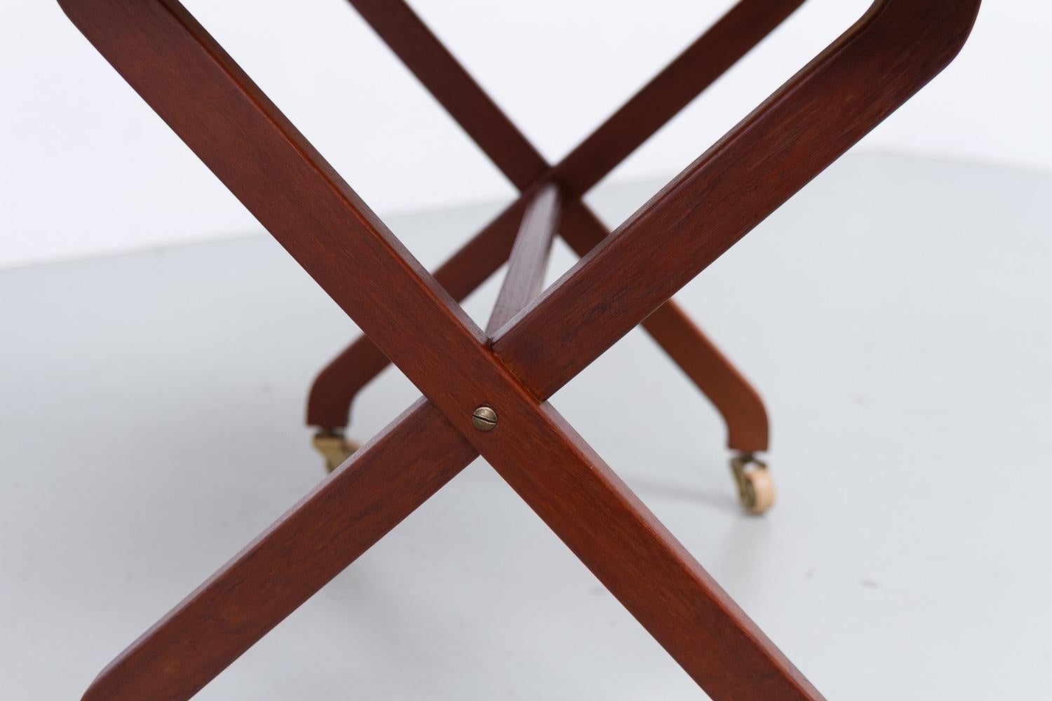 Danish Teak Side Table with Drawer, 1960s. For Sale 11