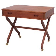 Danish Teak Side Table with Drawer, 1960s.