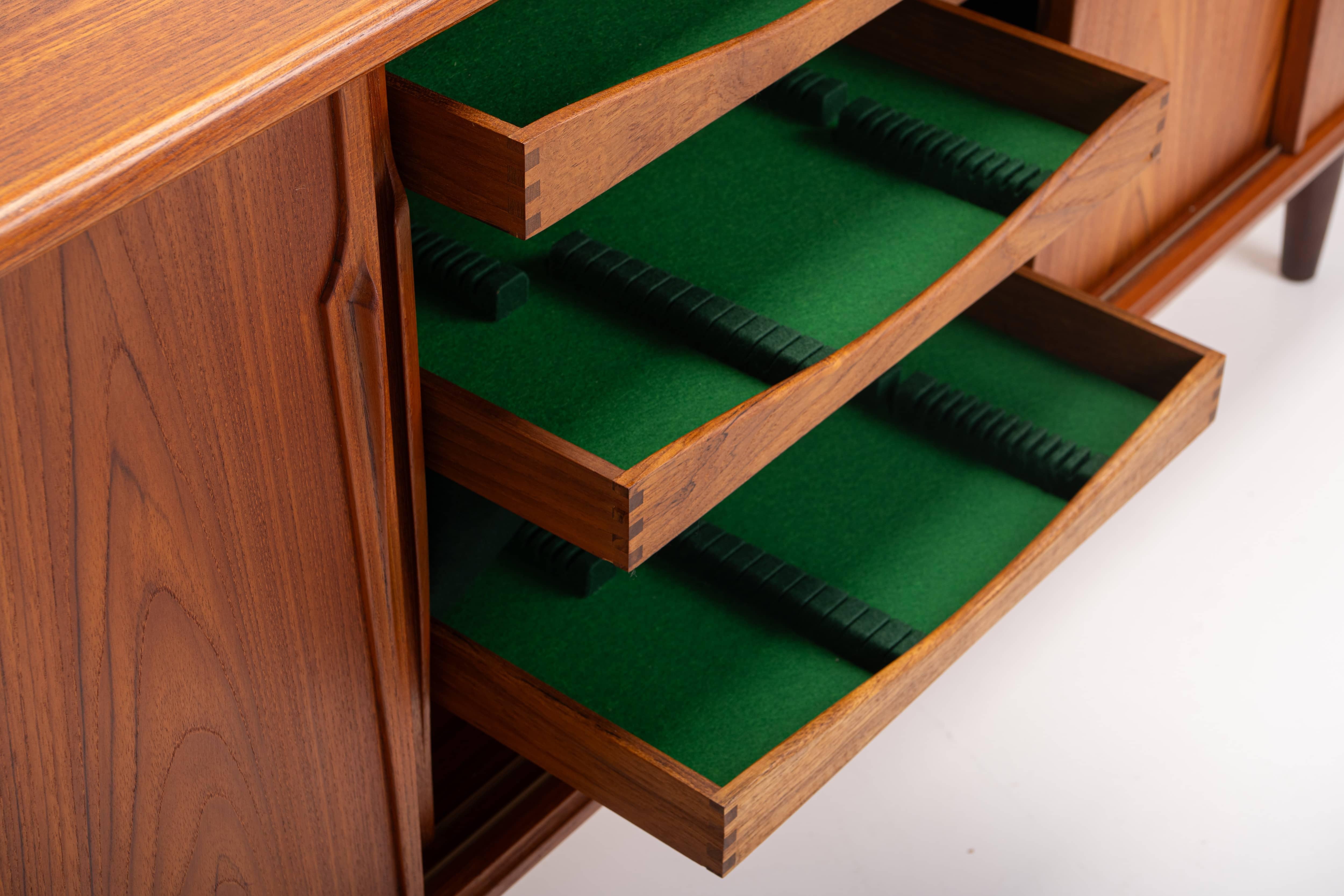 Danish Teak sideboard by Axel Christensen for Aco Møbler, Denmark, 1960s 5