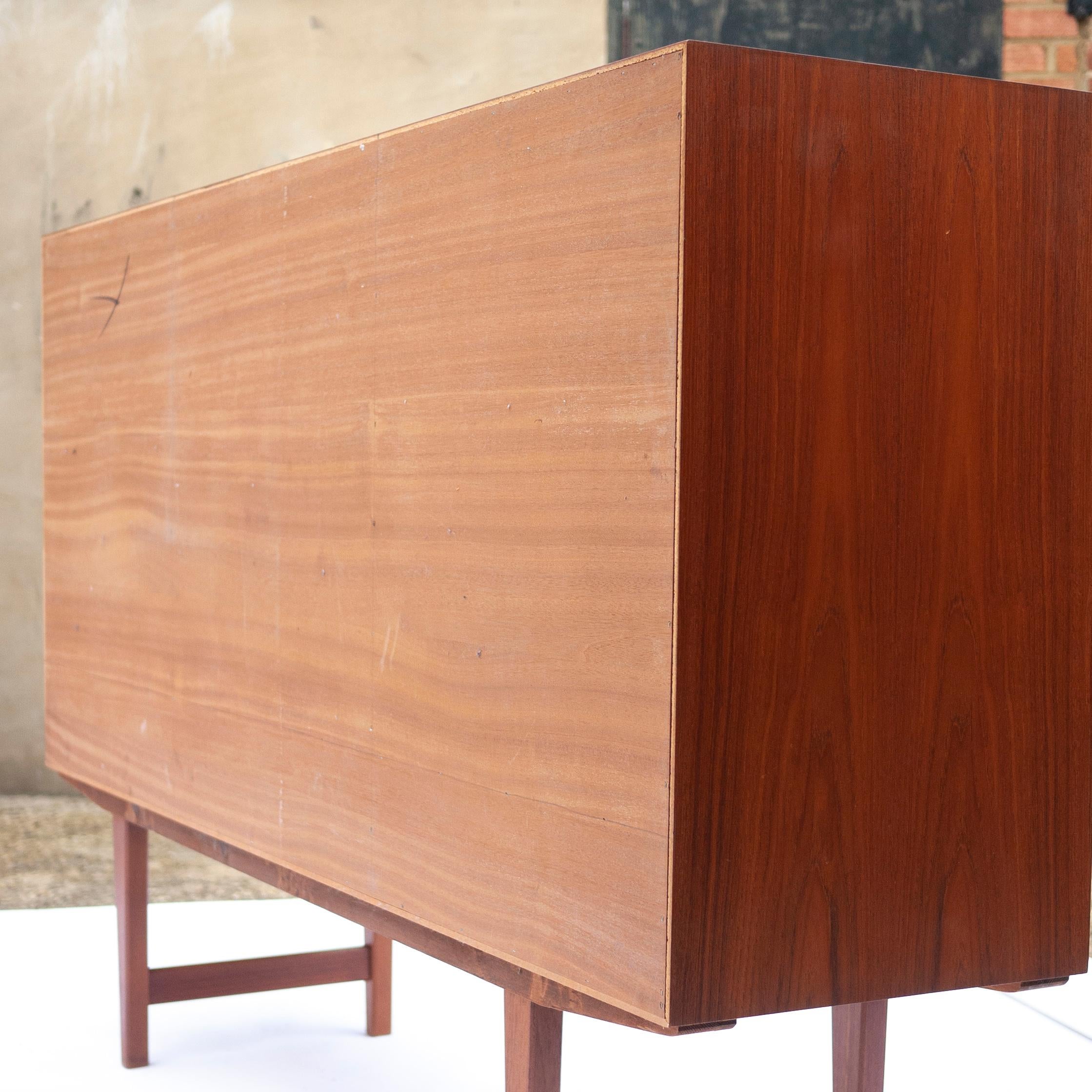 Mid-Century Modern Danish Teak Sideboard by E W Bach for Sejling Skabe, 1960s For Sale