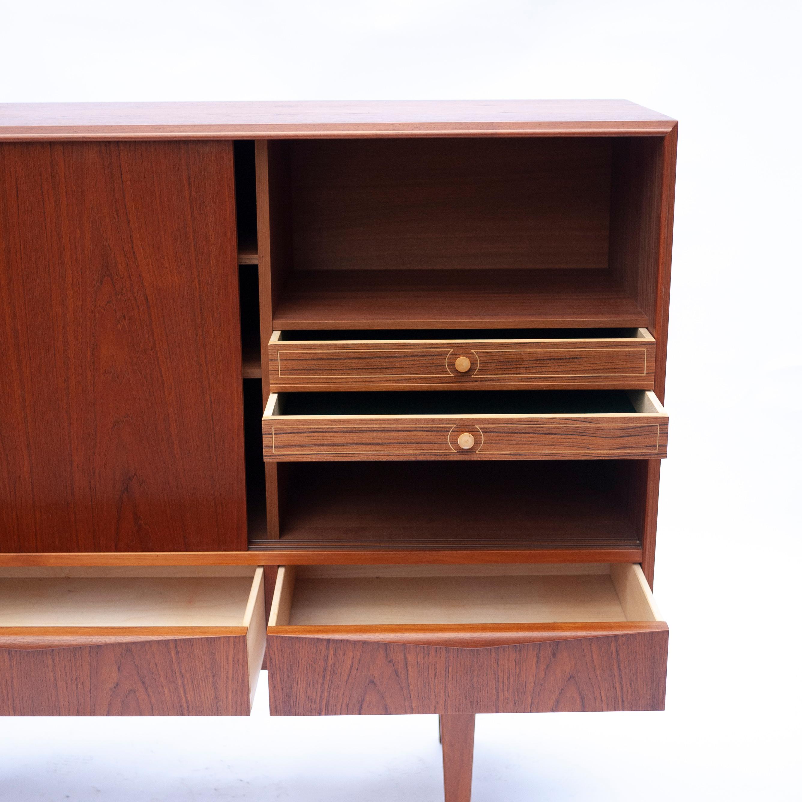 Danish Teak Sideboard by E W Bach for Sejling Skabe, 1960s For Sale 3