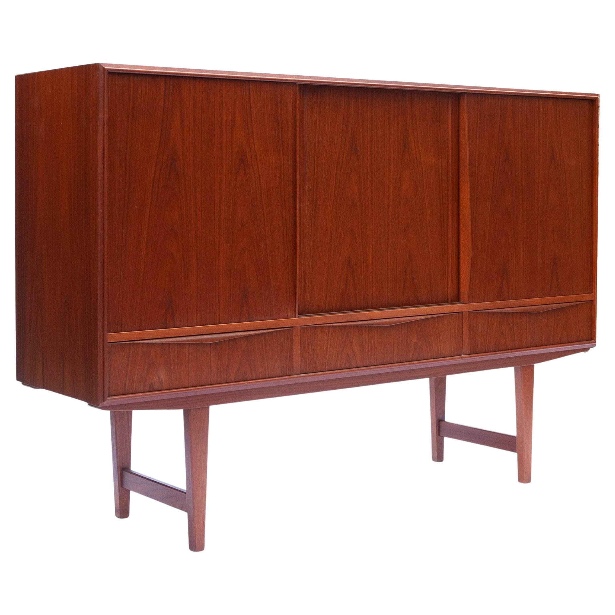 Dänisches Sideboard aus Teakholz von E W Bach für Sejling Skabe, 1960er Jahre