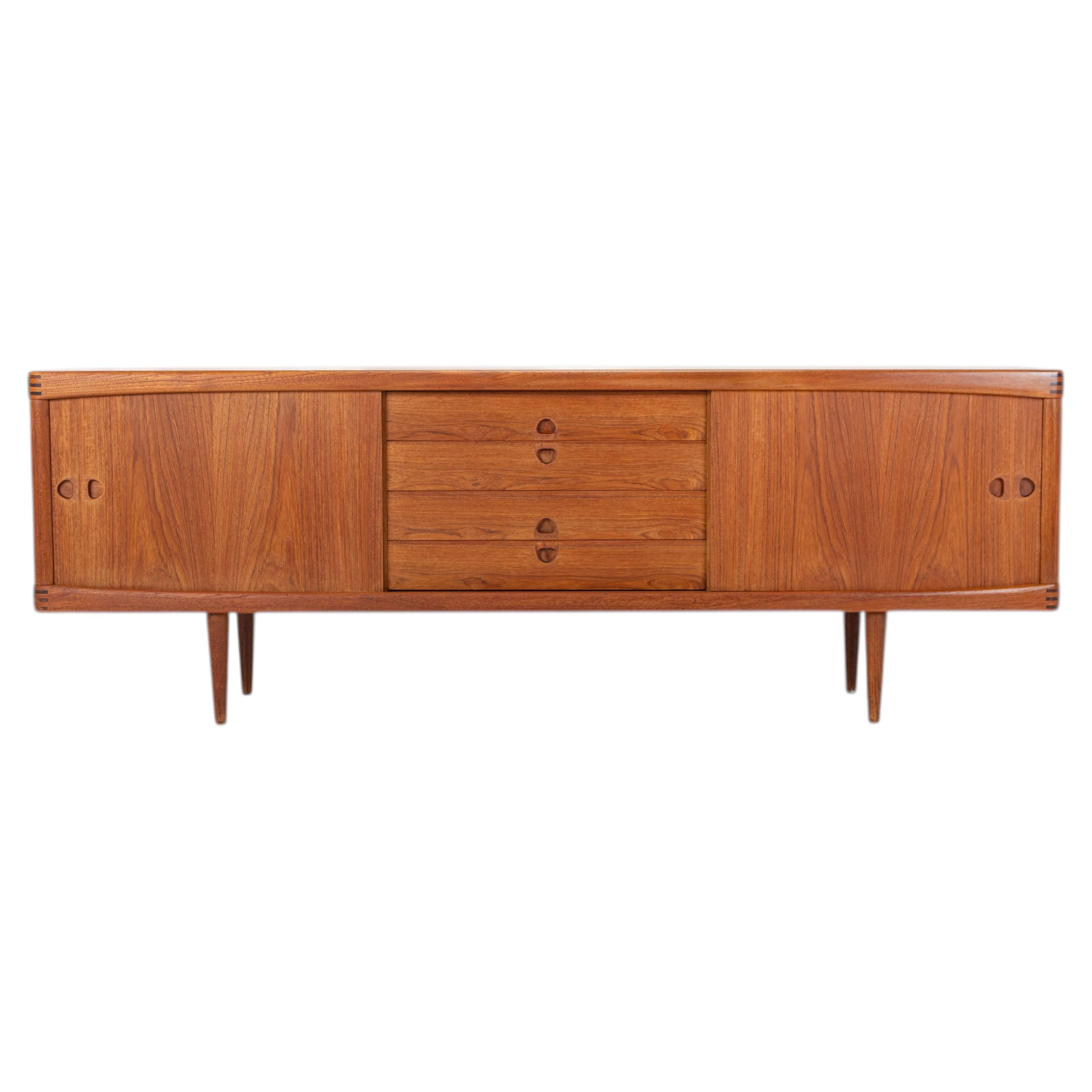Danish Teak Sideboard by Henry W. Klein for Bramin, Denmark, 1960s For Sale
