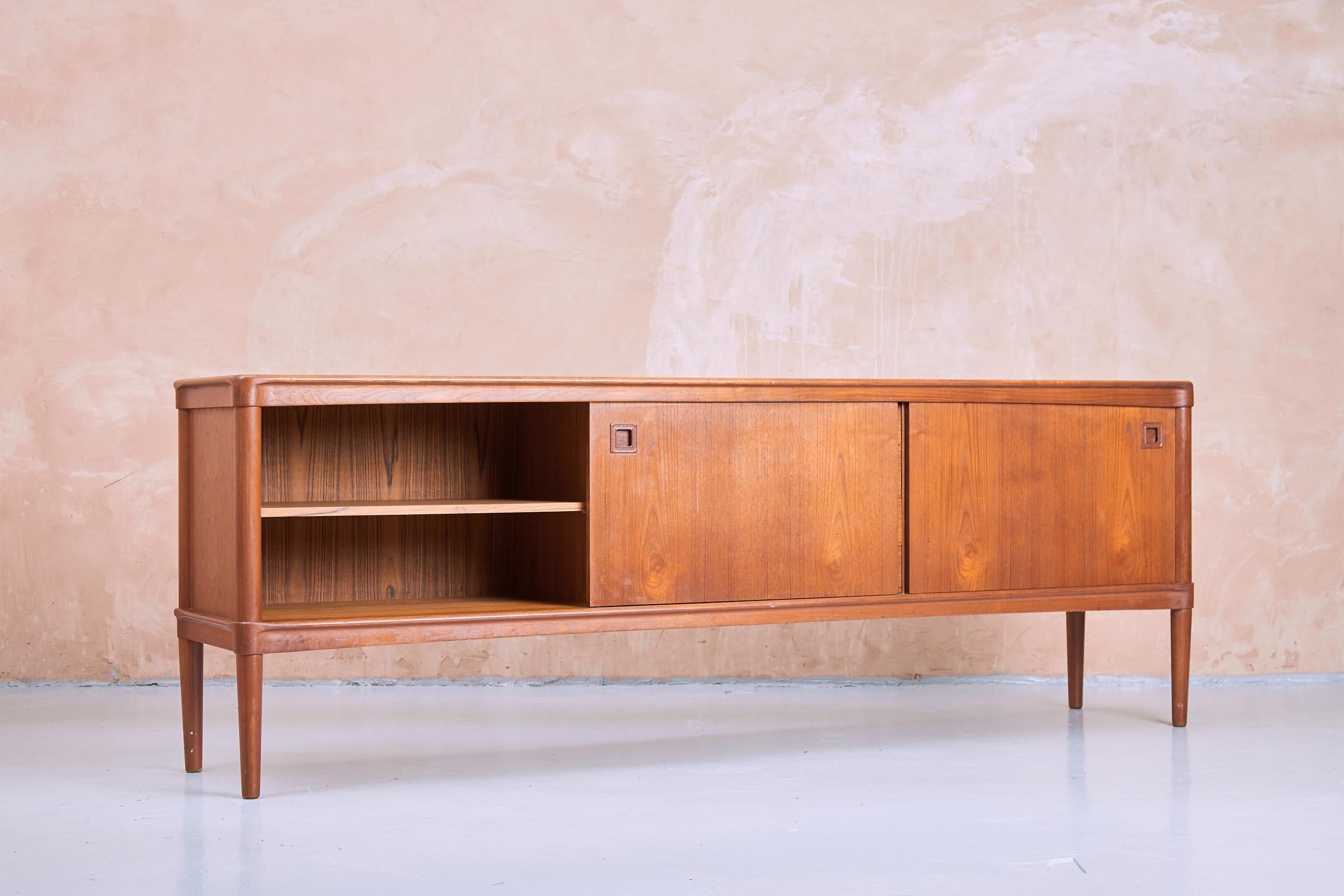 Mid-20th Century Danish Teak Sideboard by H.W. Klein for Bramin, 1960s For Sale