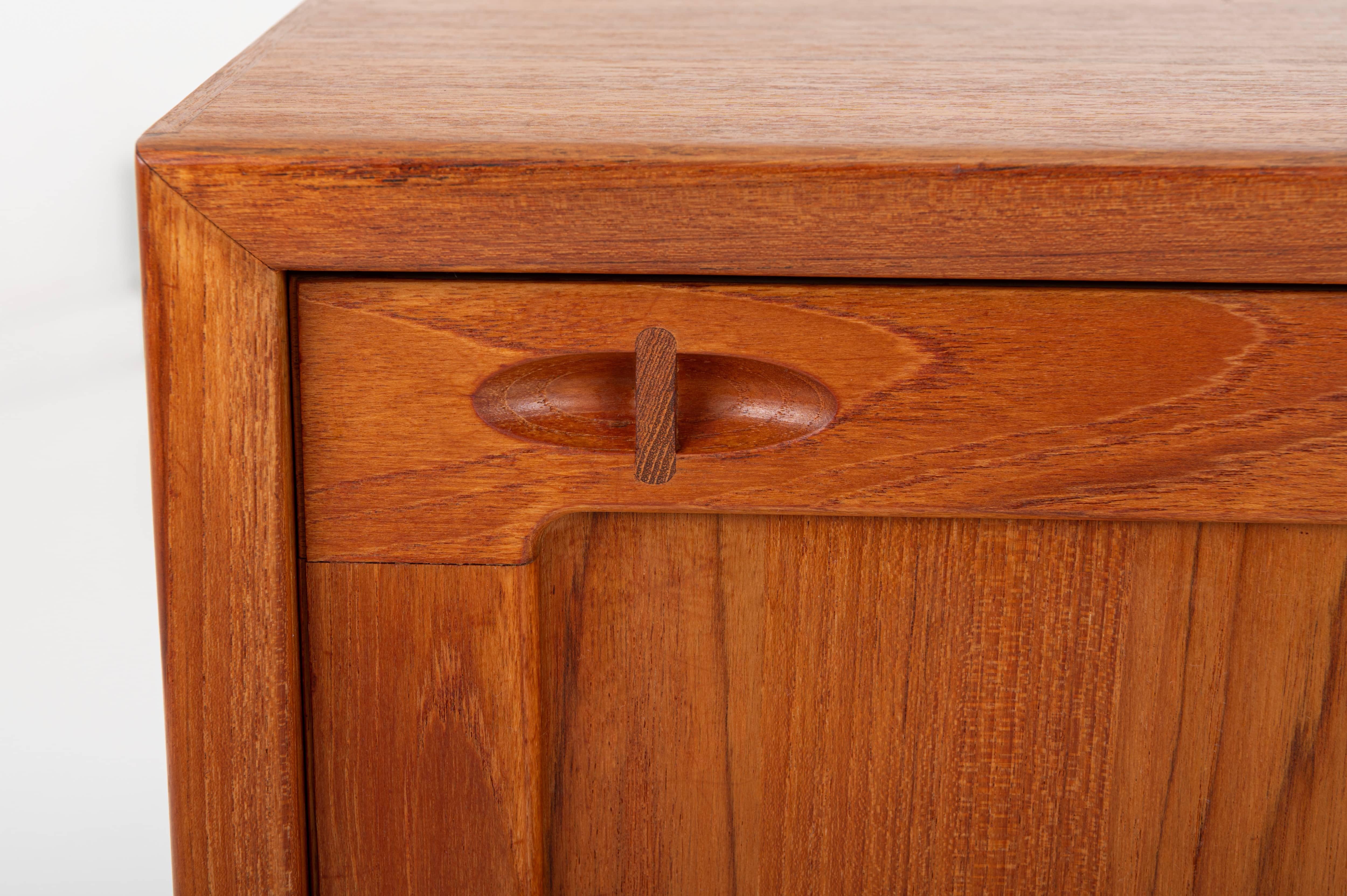 Credenza in teak danese di H. H. Klein per Bramin, Danimarca, anni '60 In condizioni buone in vendita a Ranst, VAN