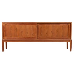 Credenza in teak danese di H. H. Klein per Bramin, Danimarca, anni '60