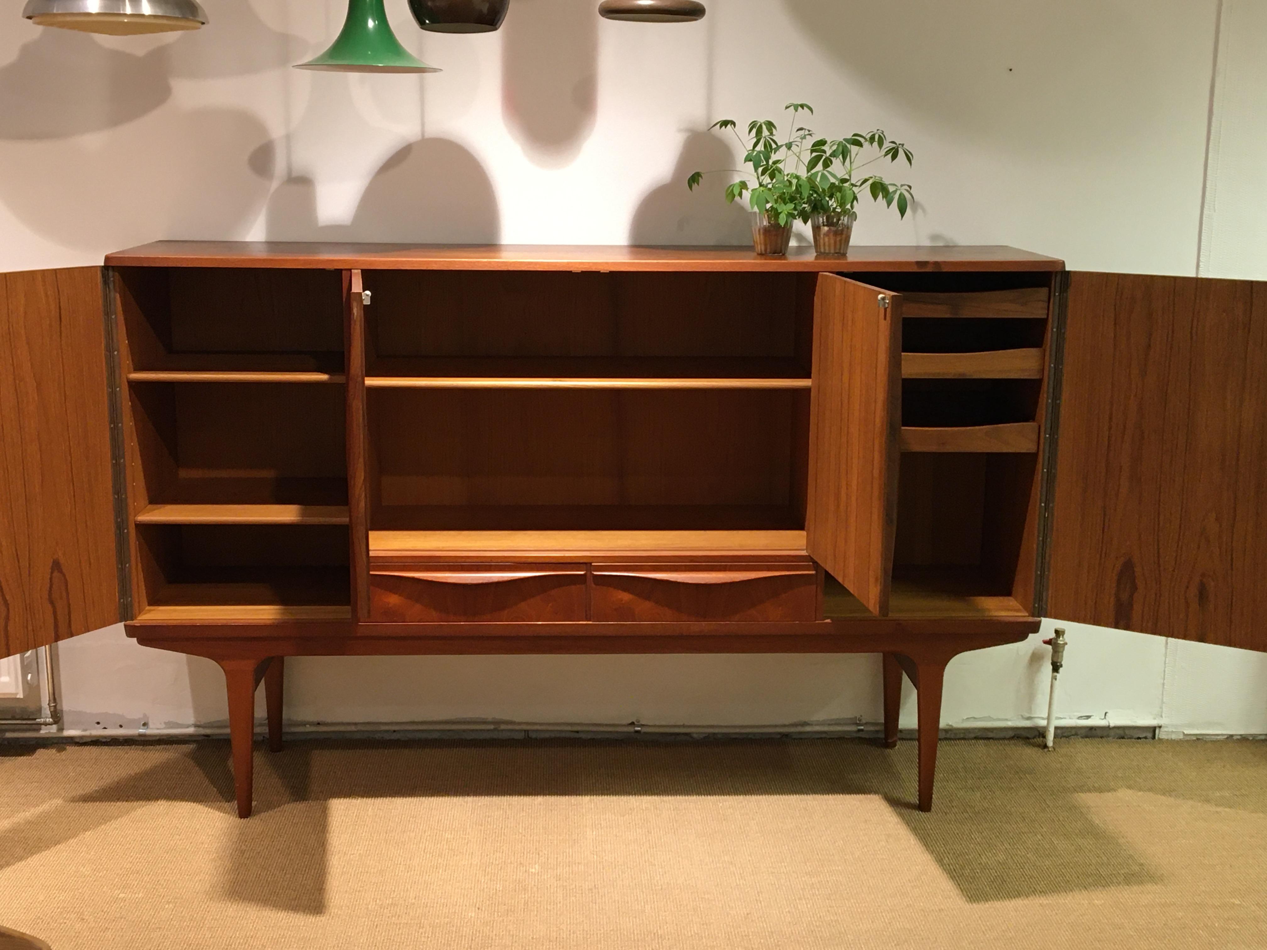 Mid-20th Century Danish Teak Sideboard by Lyby Furniture For Sale