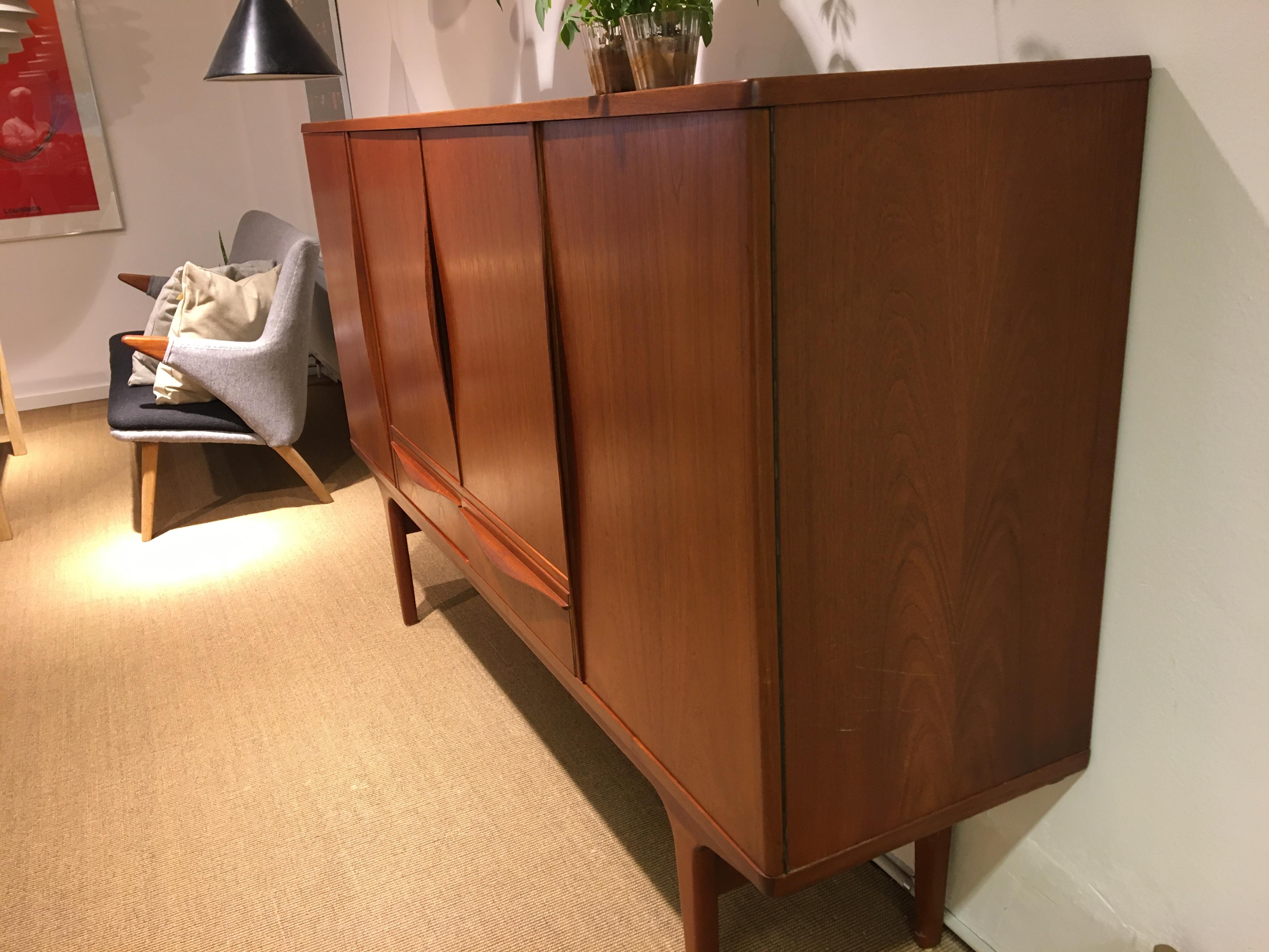 Danish Teak Sideboard by Lyby Furniture For Sale 1