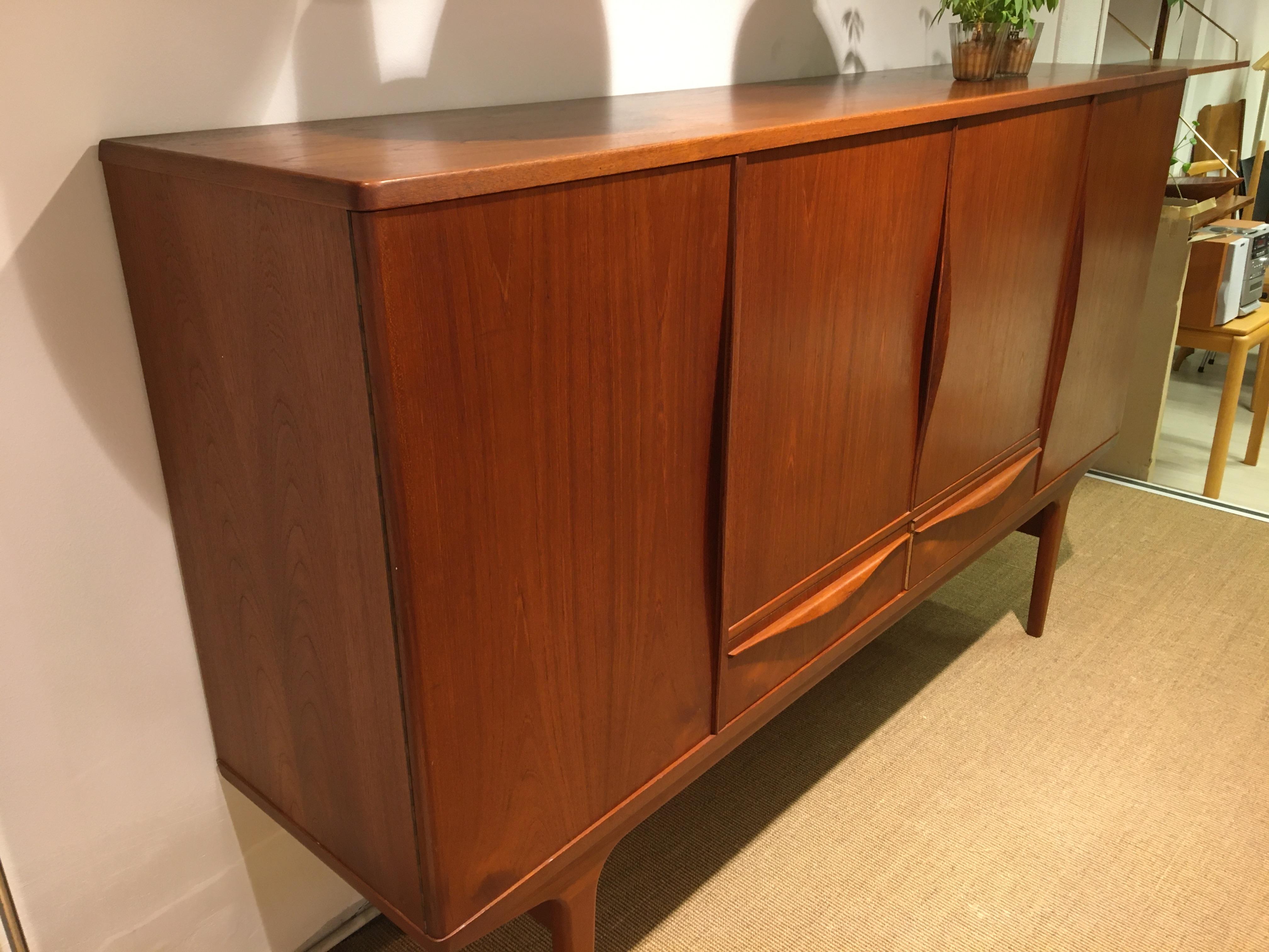 Danish Teak Sideboard by Lyby Furniture For Sale 2