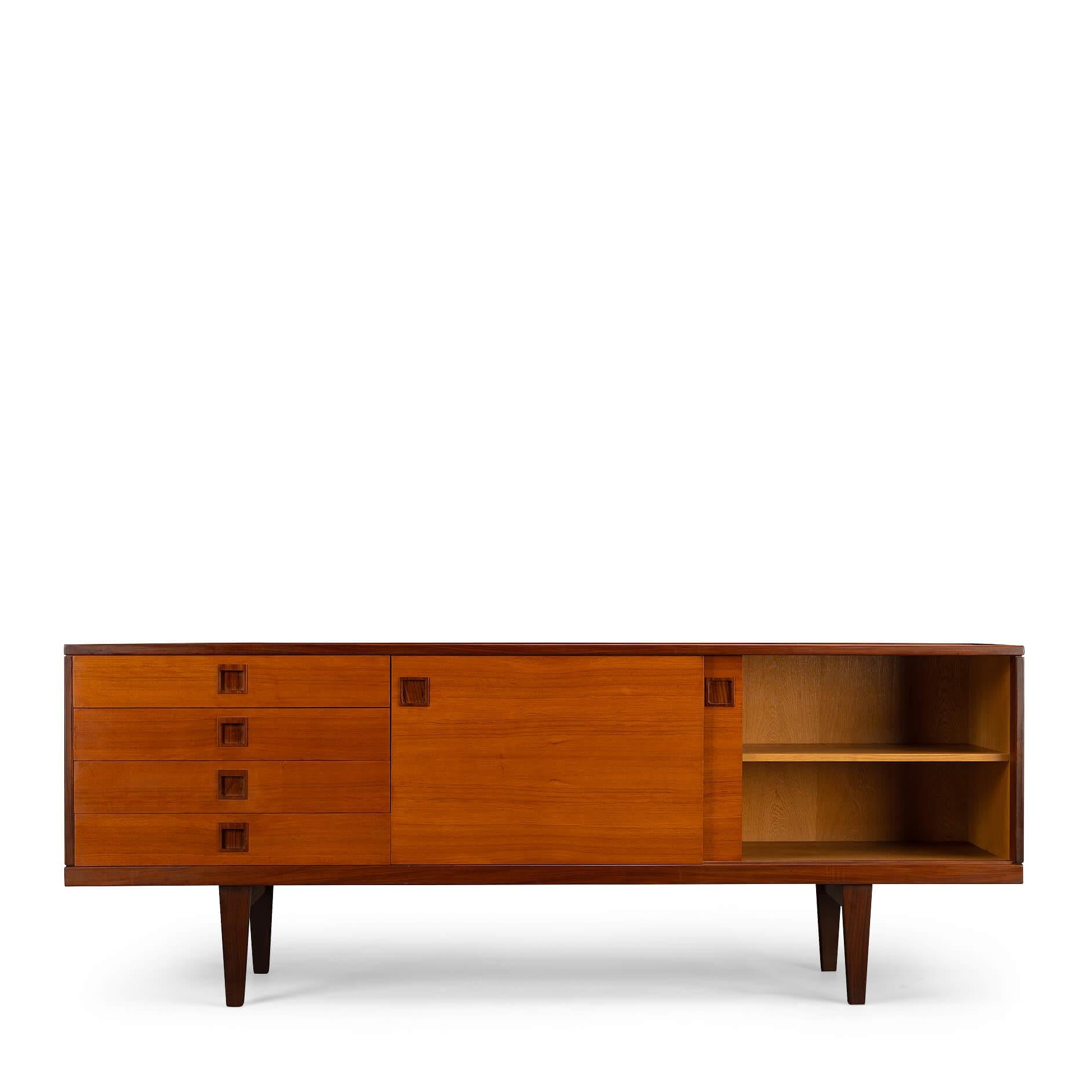 Mid-Century Modern Danish Teak Sideboard by Niels O. Moller for J.L Møllers, 1960s