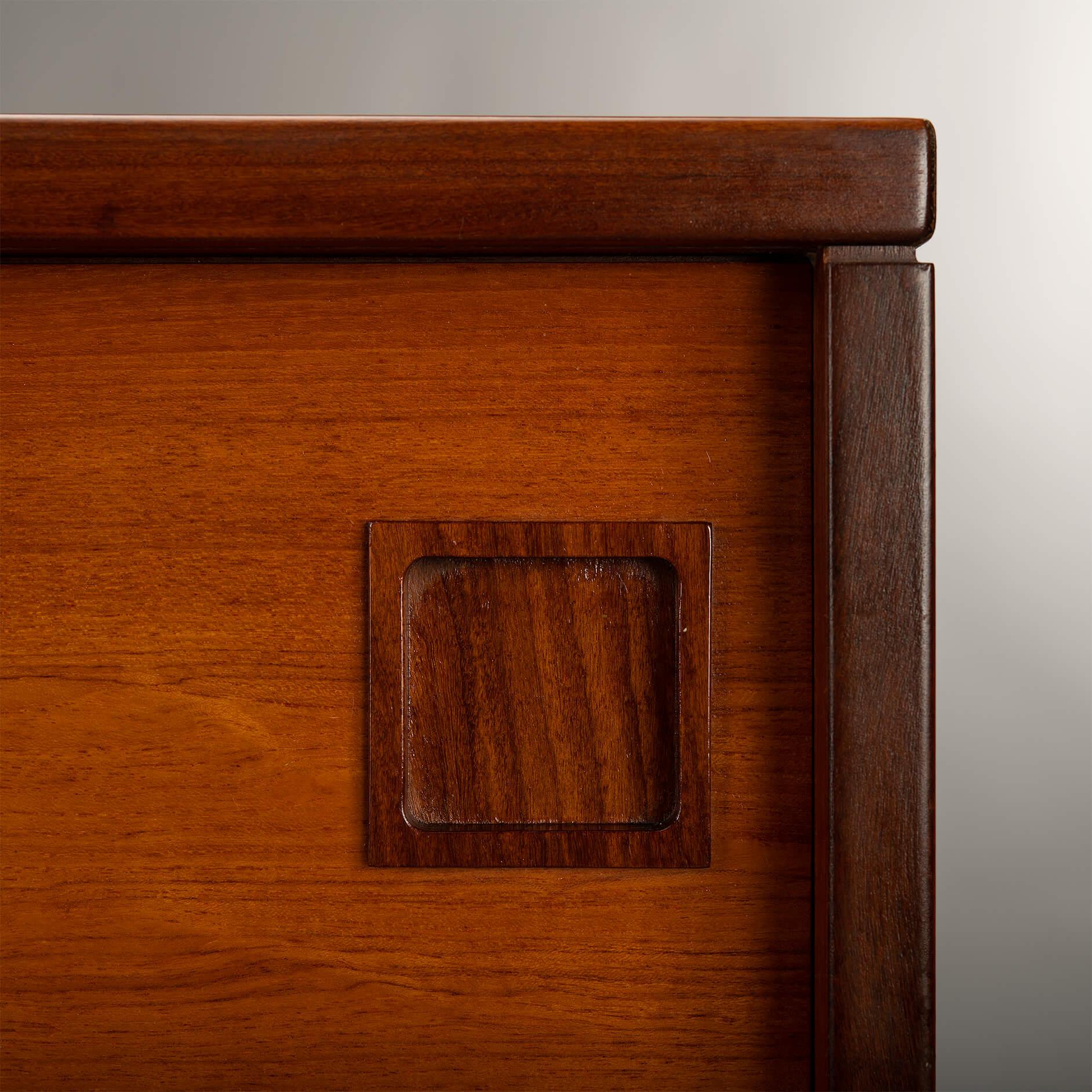 Veneer Danish Teak Sideboard by Niels O. Moller for J.L Møllers, 1960s