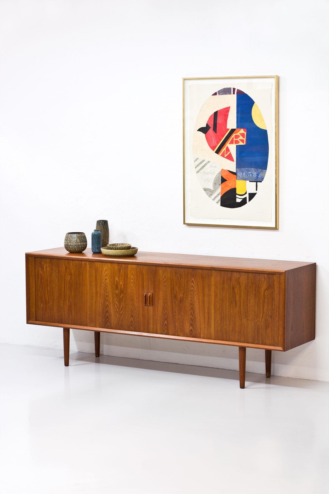 20th Century Danish Teak Sideboard by Svend Aage Larsen for Faarup Mobelfabrik, 1960s