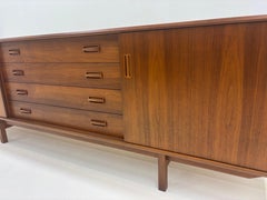 Dänisches Teakholz-Sideboard/Credenza/Buffet von Clausen und Sohn, 1960er Jahre