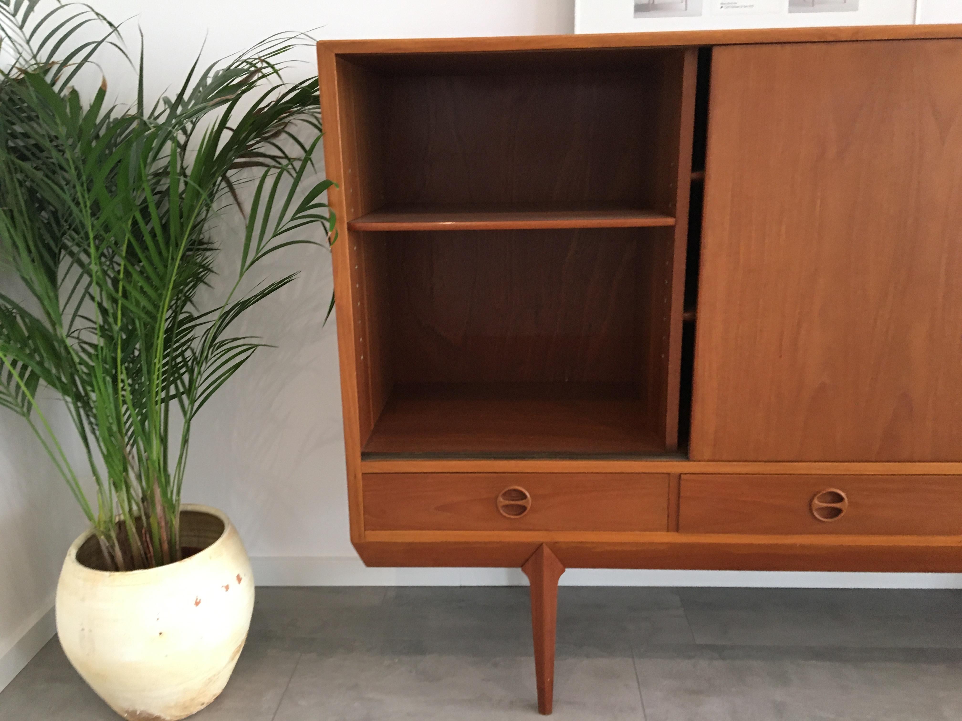 Mid-Century Modern Danish Teak Sideboard For Sale