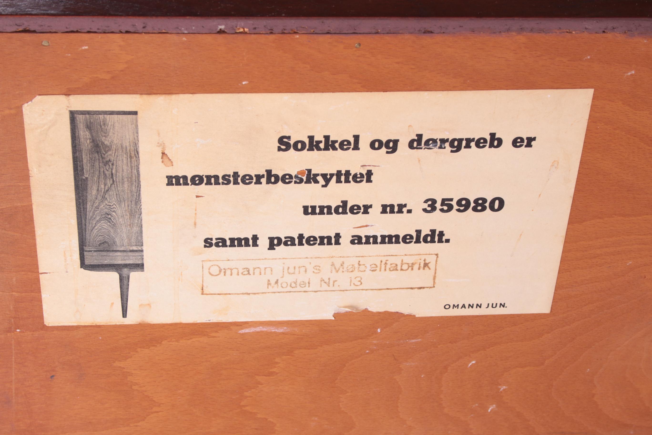 Danish Teak Sideboard from Omann Jun, 1960s 10
