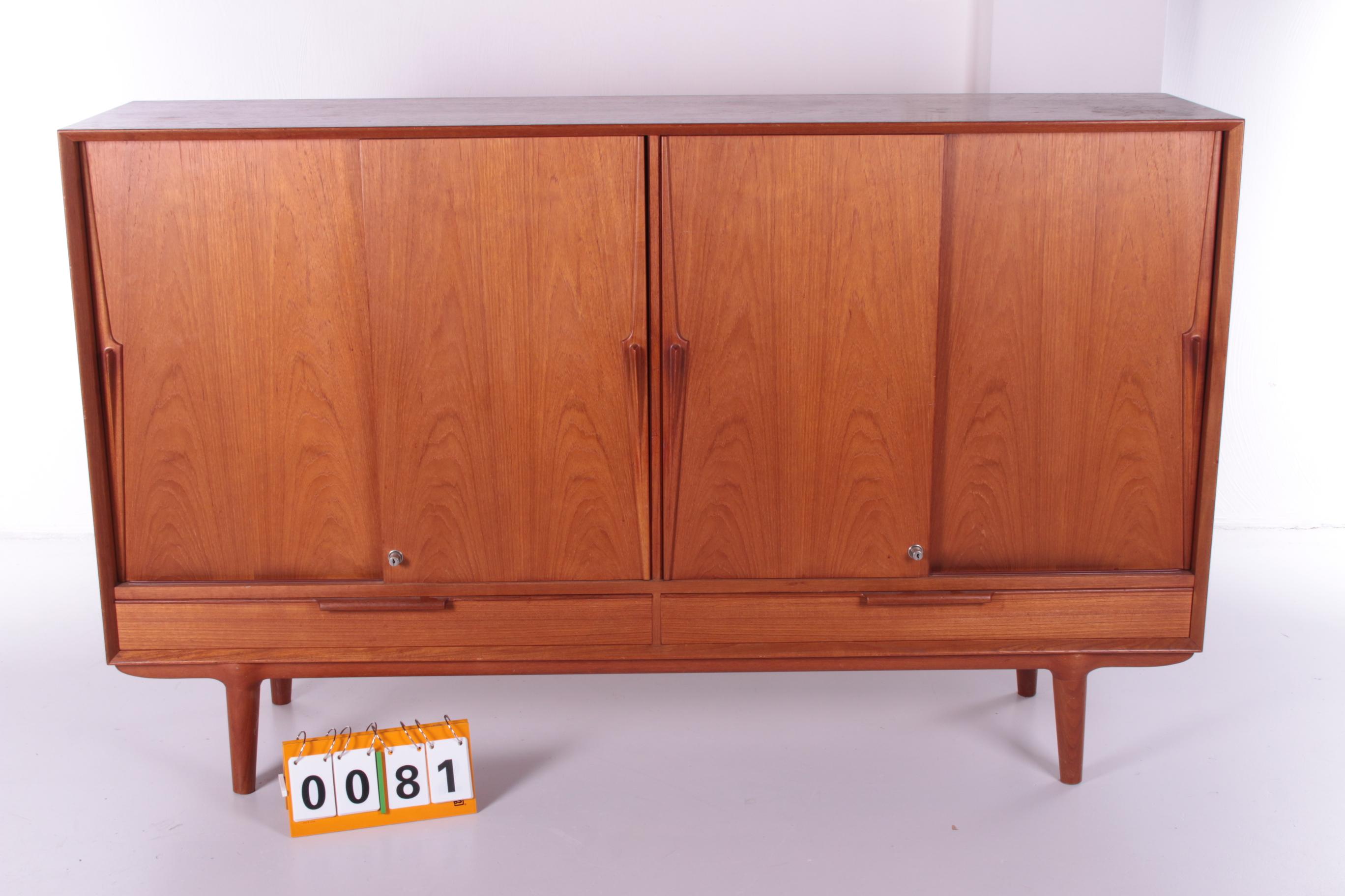 Mid-Century Modern Danish Teak Sideboard from Omann Jun, 1960s