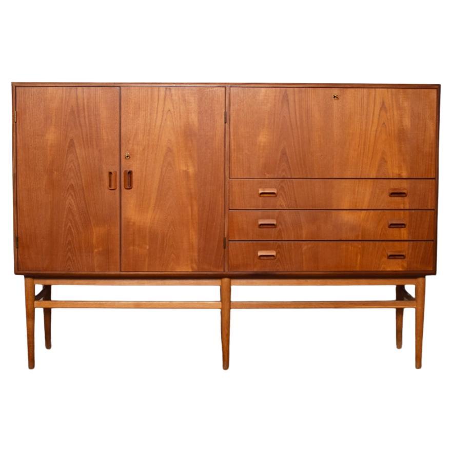 Danish Teak Sideboard Mid Century By O Bank Larsen