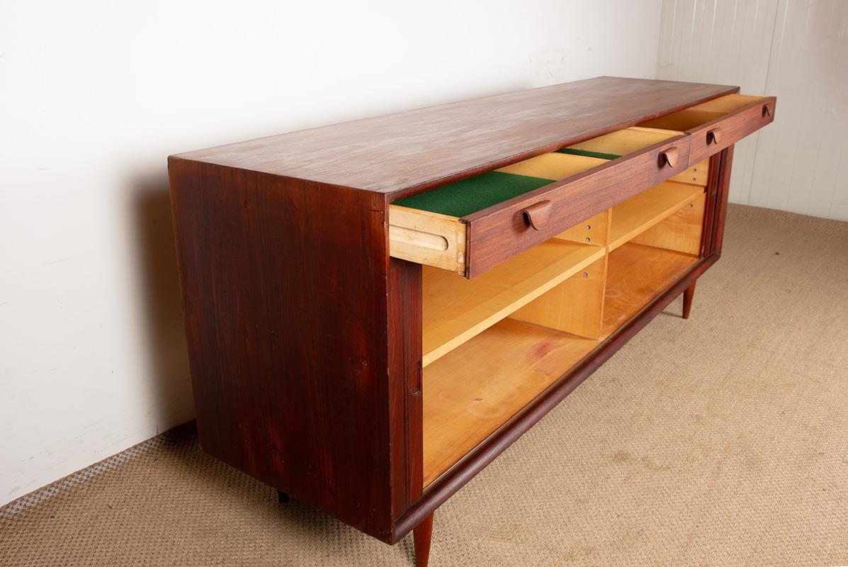 Danish teak sideboard model 41 by Grete Jalk for P.Olsen Sibast Mobler 1960. For Sale 4