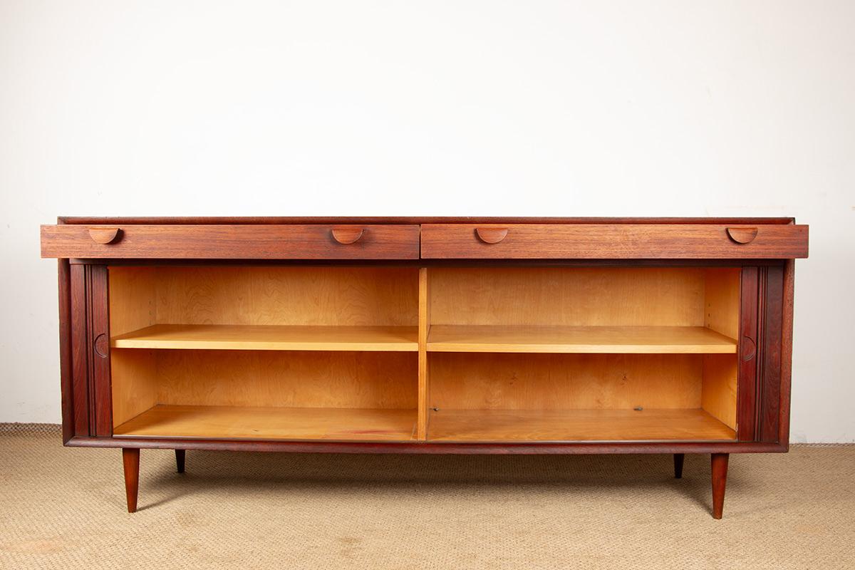 Teak Danish teak sideboard model 41 by Grete Jalk for P.Olsen Sibast Mobler 1960. For Sale