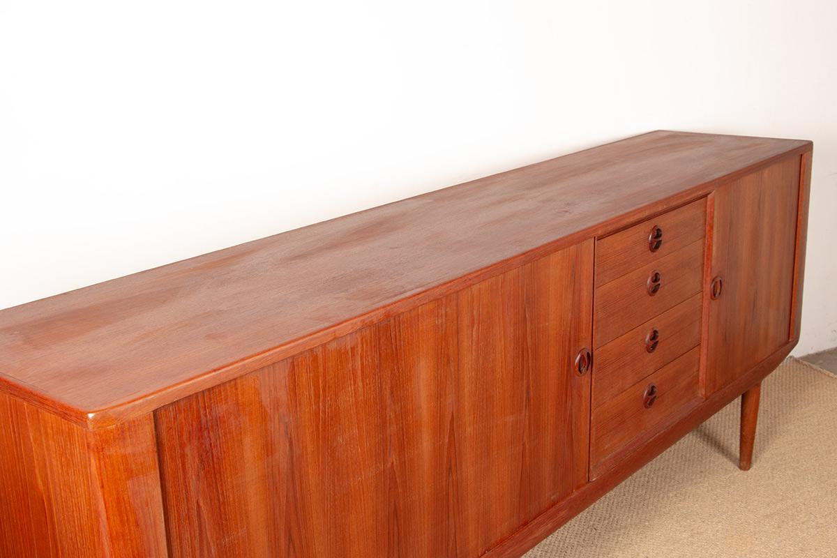 Danish teak sideboard model 42 by Harry Østergaard for Randers Mobelfabrik 1960. For Sale 10