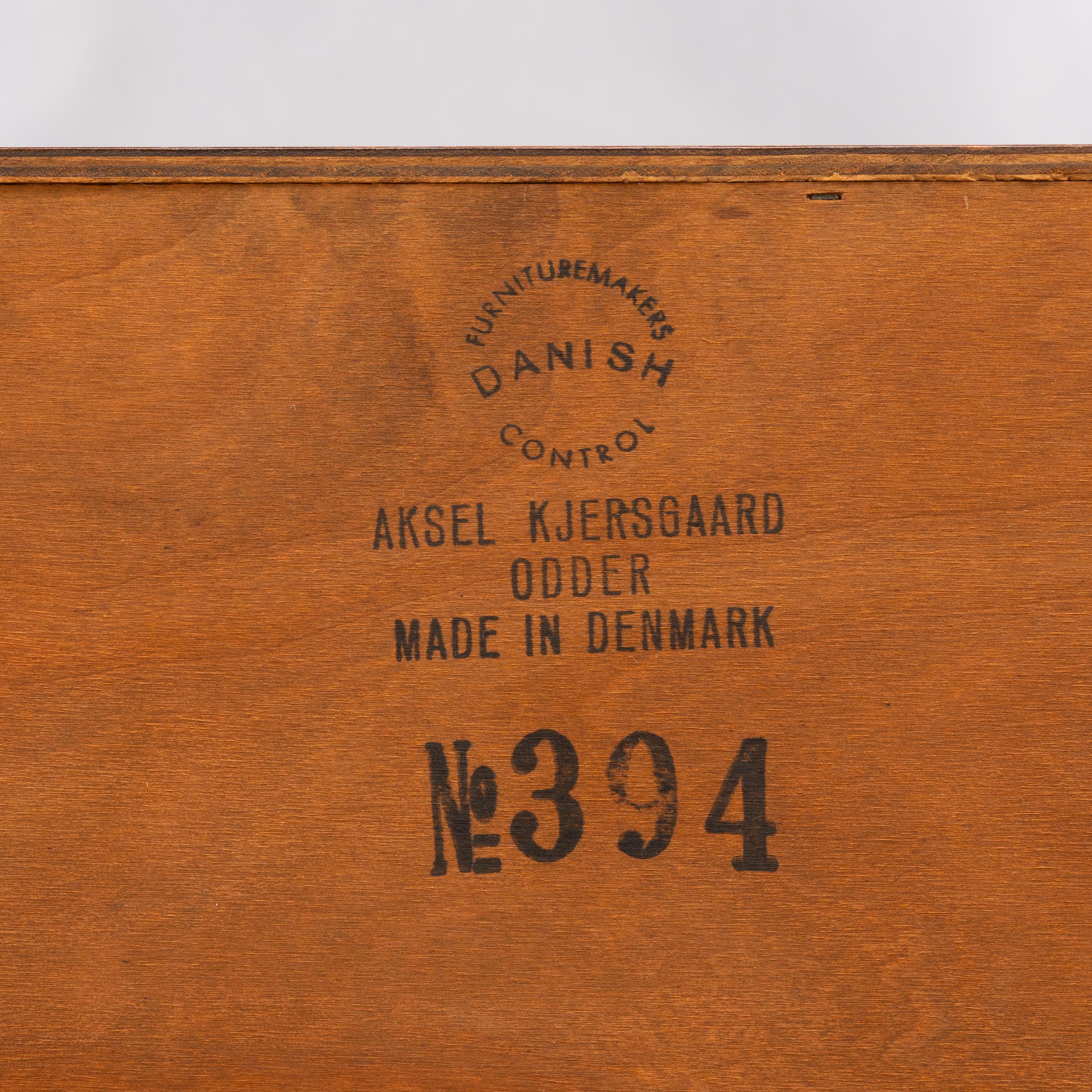 Danish Teak Sideboard No. 394 by Kai Kristiansen for Aksel Kjersgaard, 1950s  For Sale 10