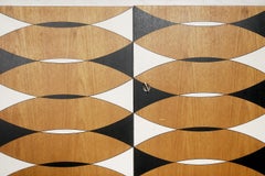Danish Teak Sideboard with Harlequin Pattern, 1960s