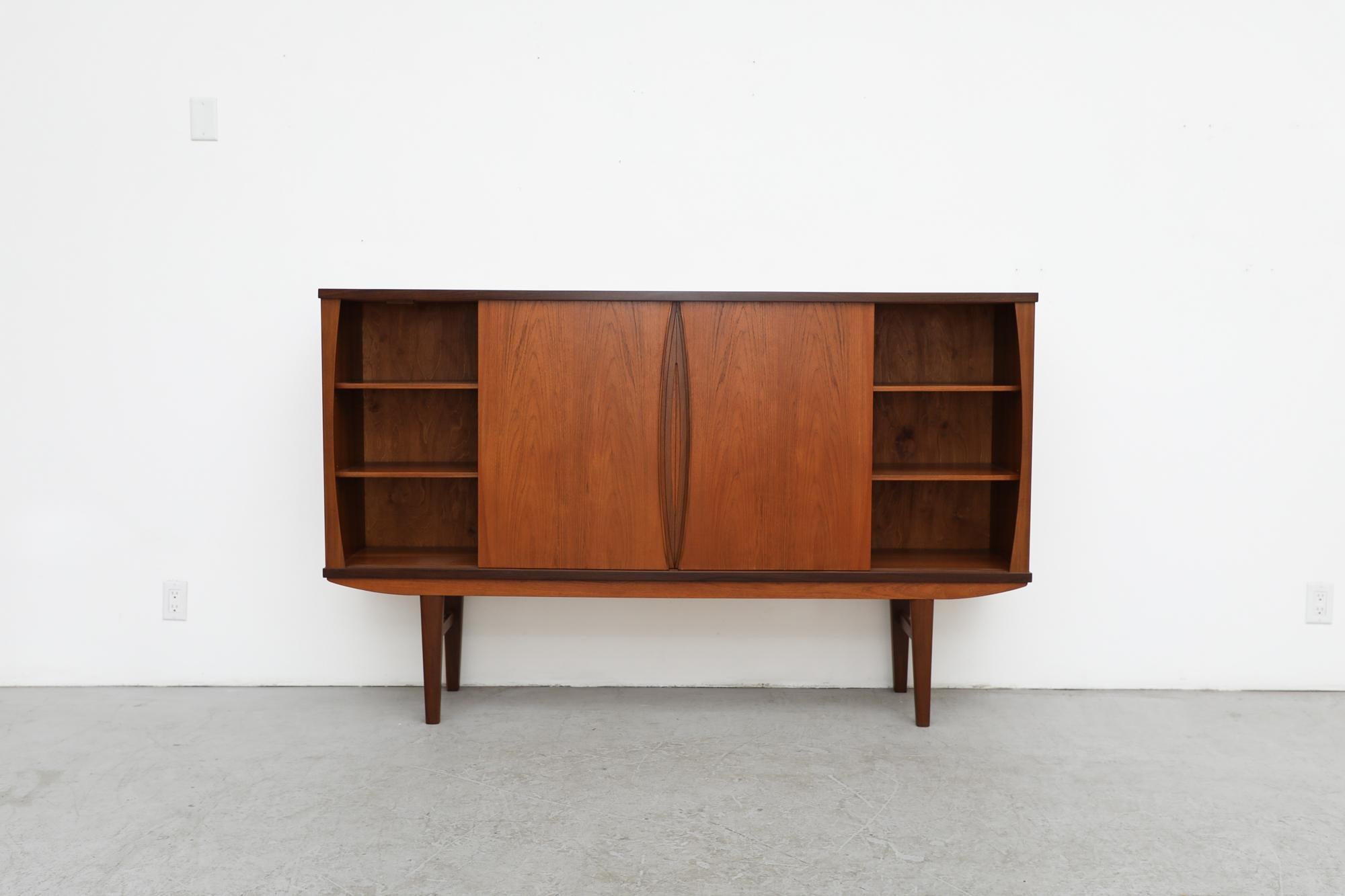 Danish Teak Sideboard with Rosewood Accents 1