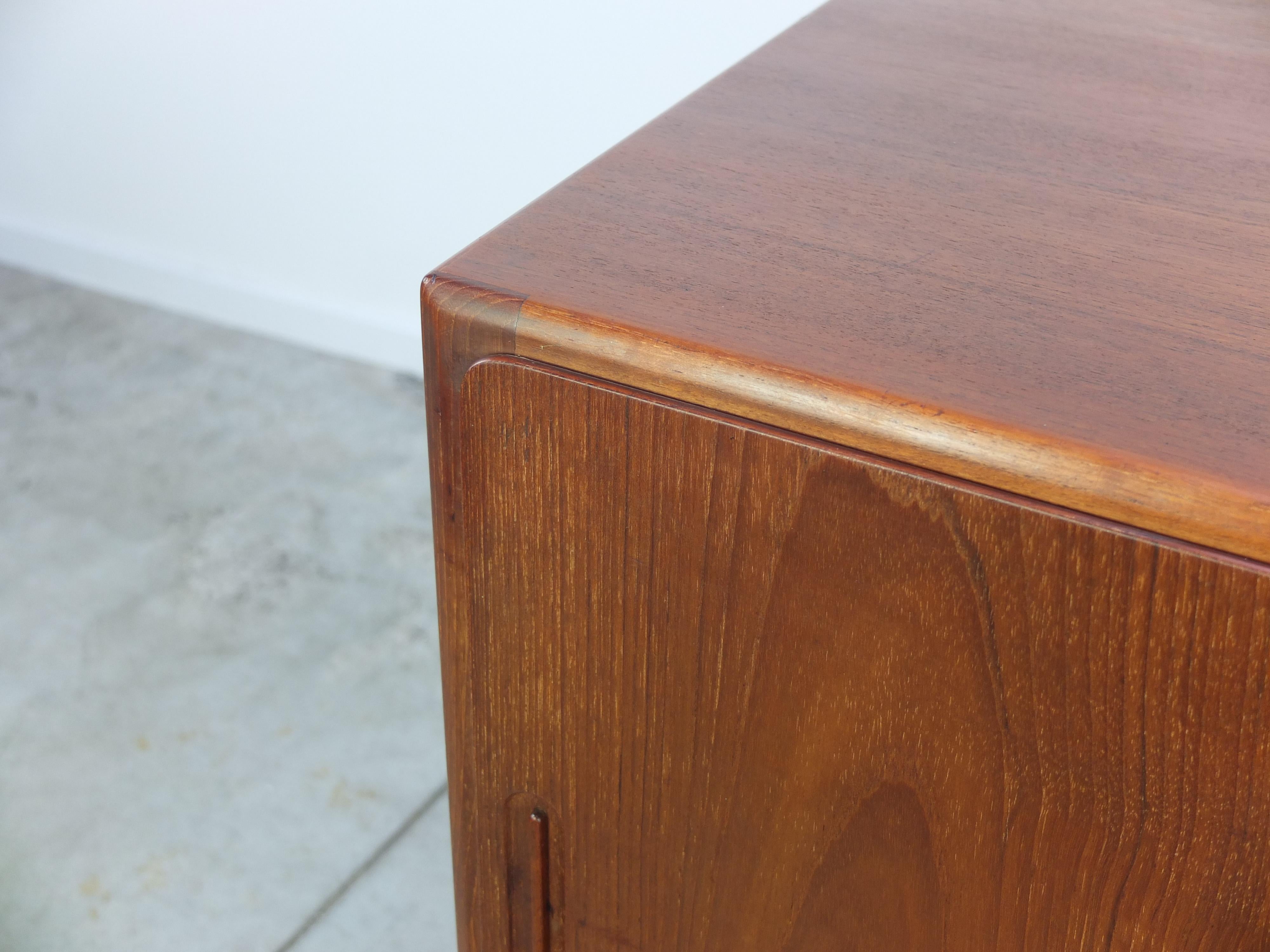 Danish Teak Sideboard with Sliding Doors by Bernhard Pedersen & Søn, 1960s 2