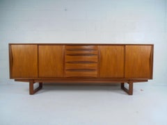 Danish Teak Sled Leg Credenza by Arne Vodder for Sibast