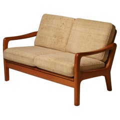 Danish Teak Sofa 2-Seater by Juul Kristensen Vintage