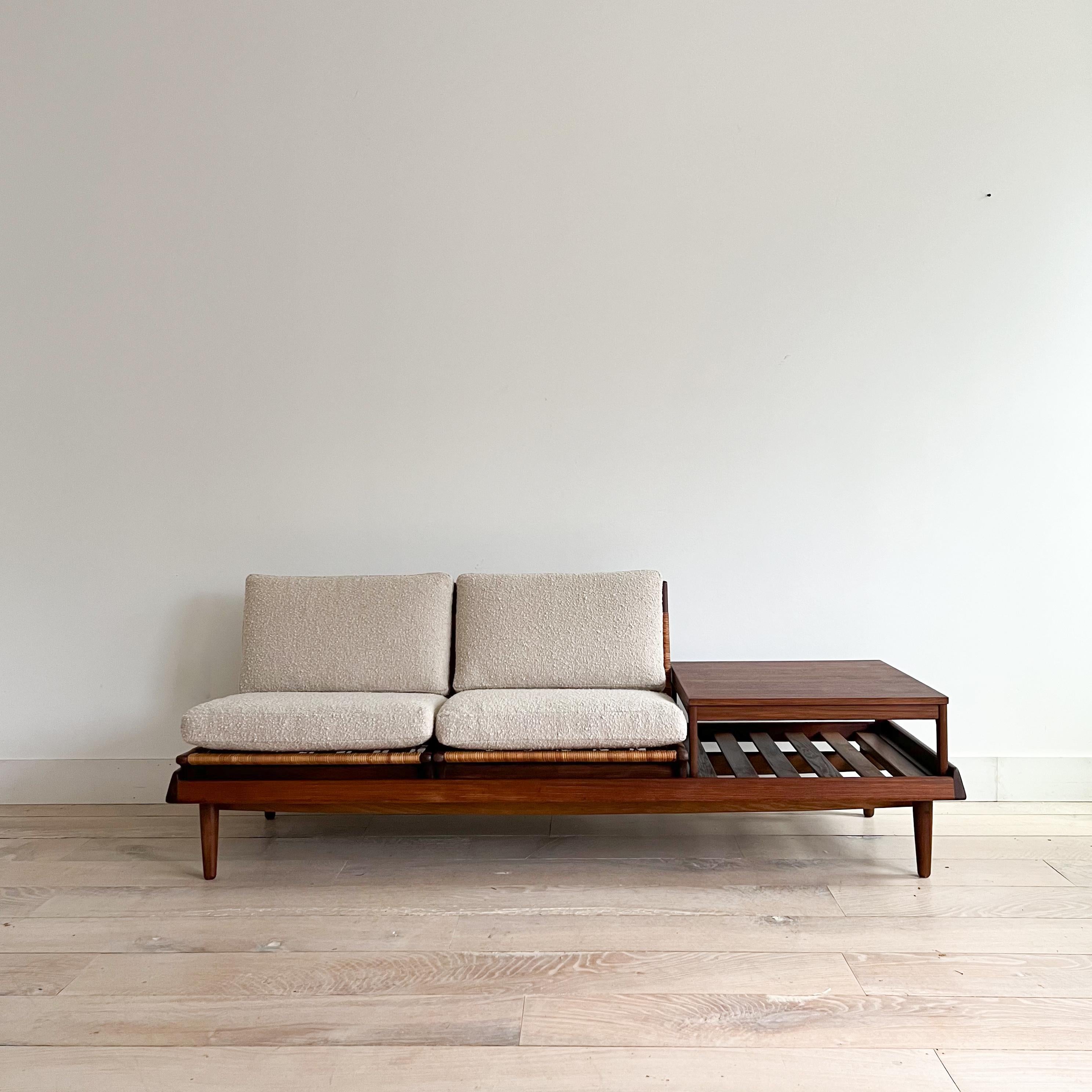 Danish Teak Sofa/Bench by Hans Olsen for Bramin  7