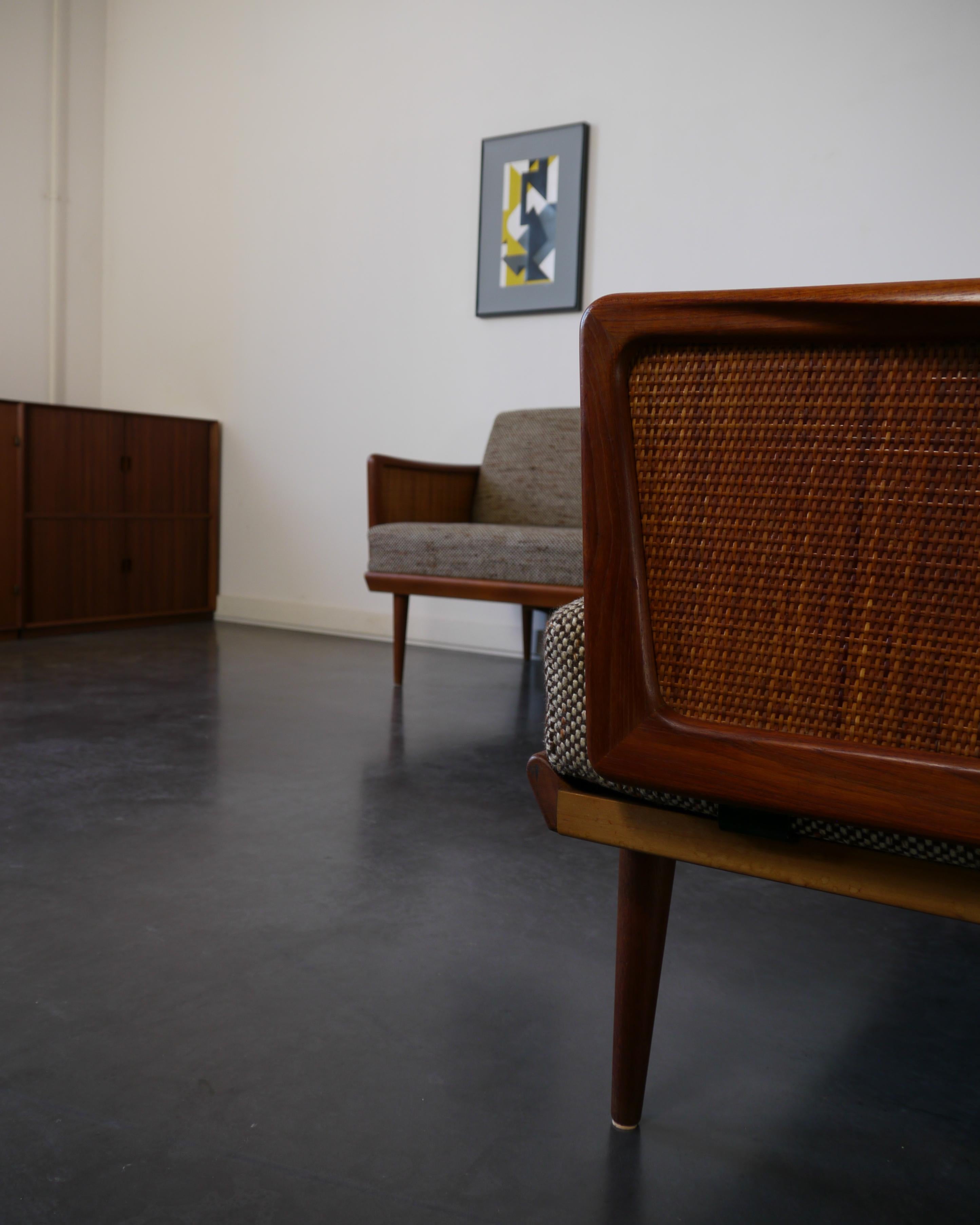 Danish Teak Sofa Set by Hvidt & Mølgaard, 1950s For Sale 8