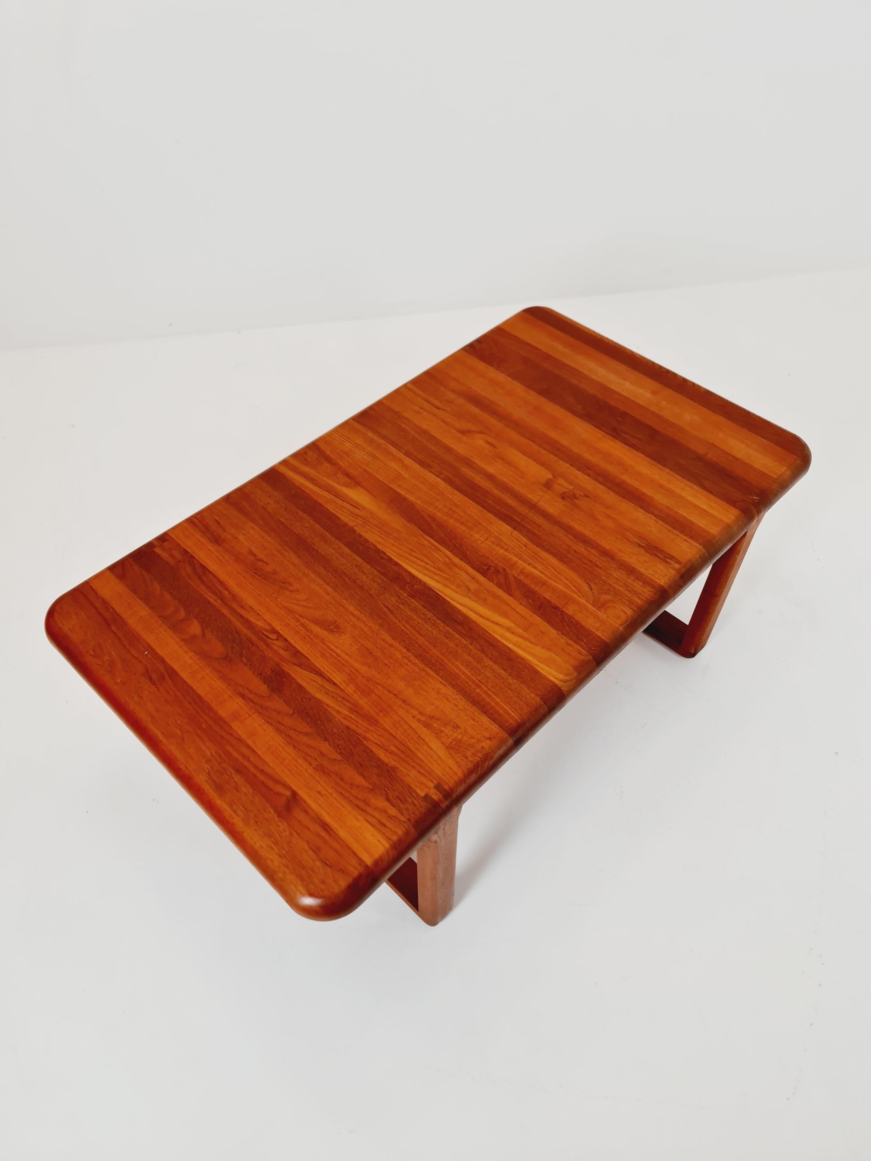 Mid-20th Century Danish Teak solid coffee table/ side table By Niels Bach for Randers Möbel, 1960 For Sale