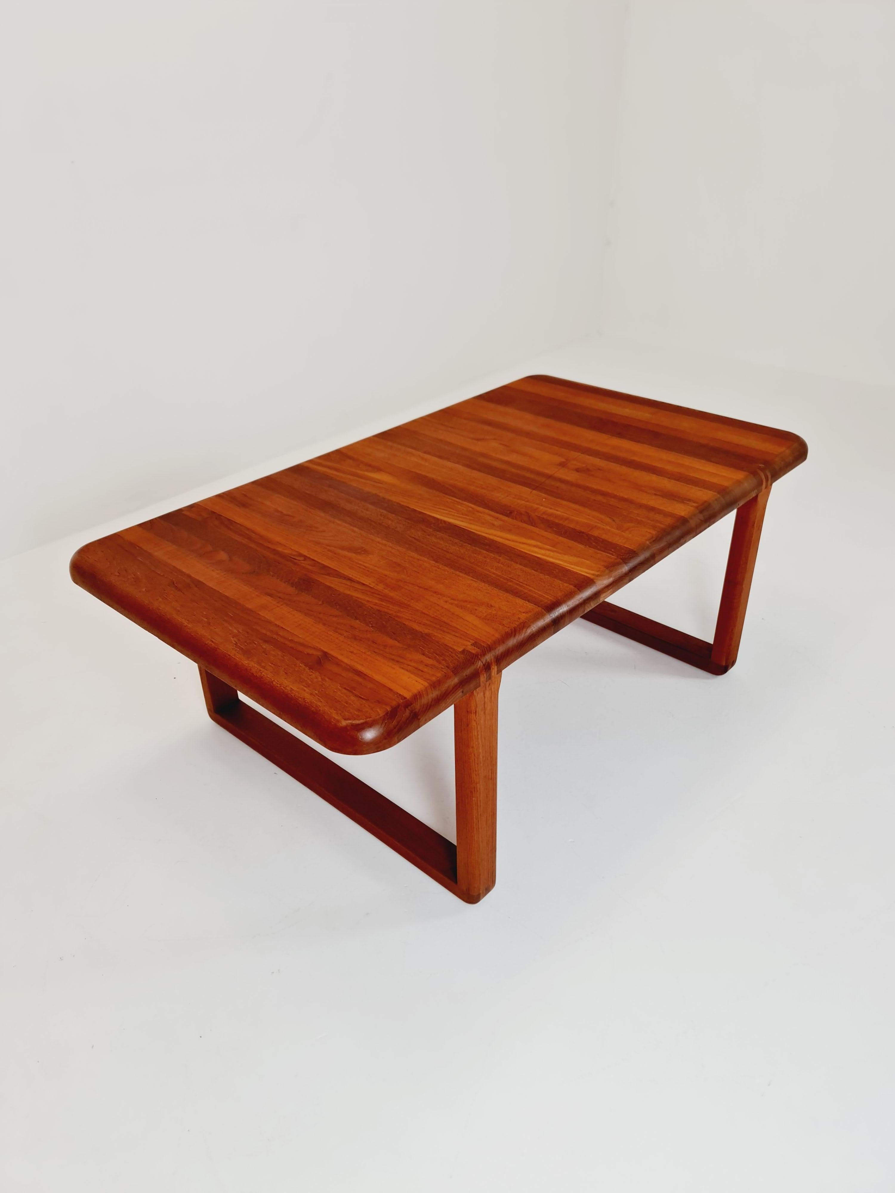 Danish Teak solid coffee table/ side table By Niels Bach for Randers Möbel, 1960 For Sale 4