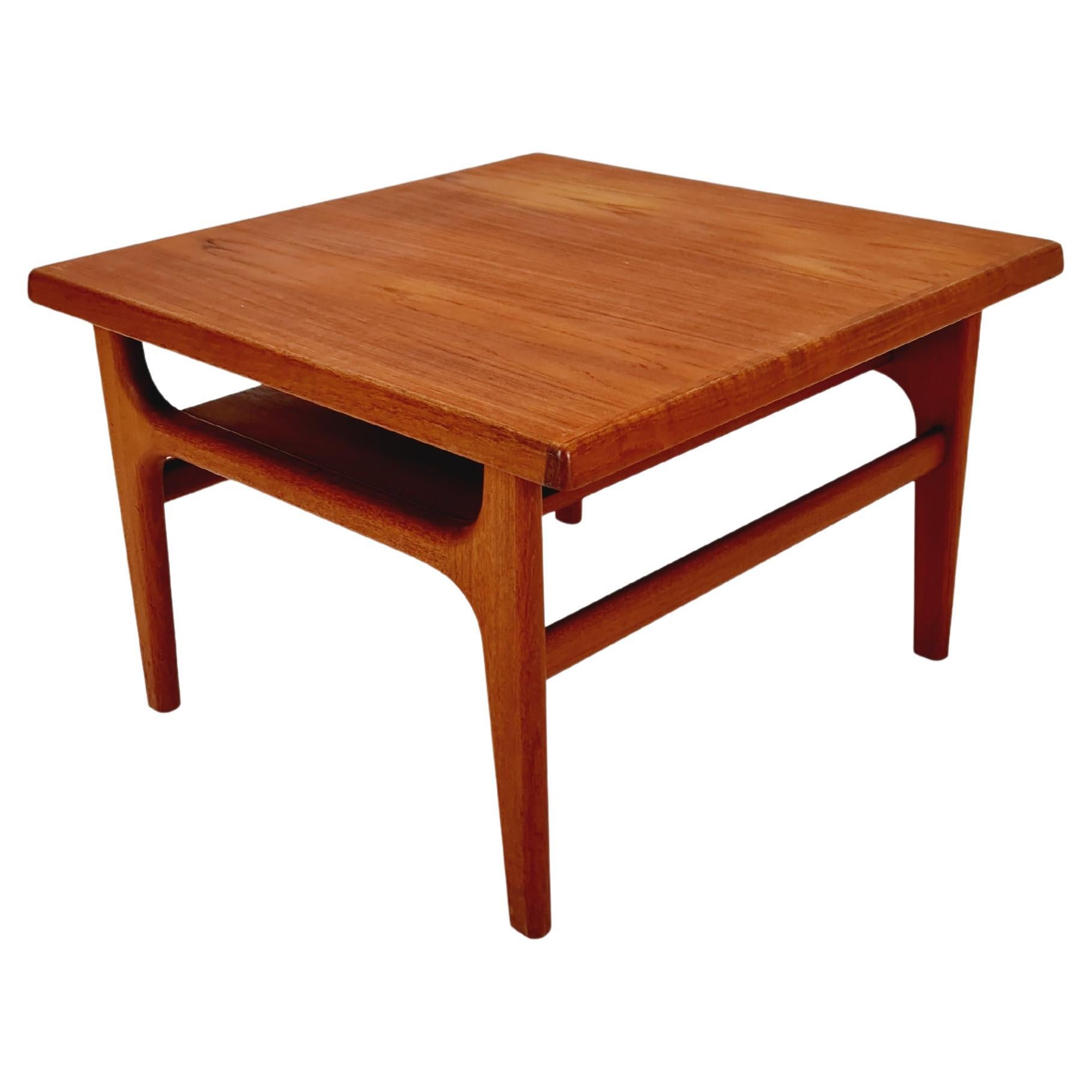 Danish Teak solid coffee table/ side table By Niels Bach for Randers Möbel, 1960