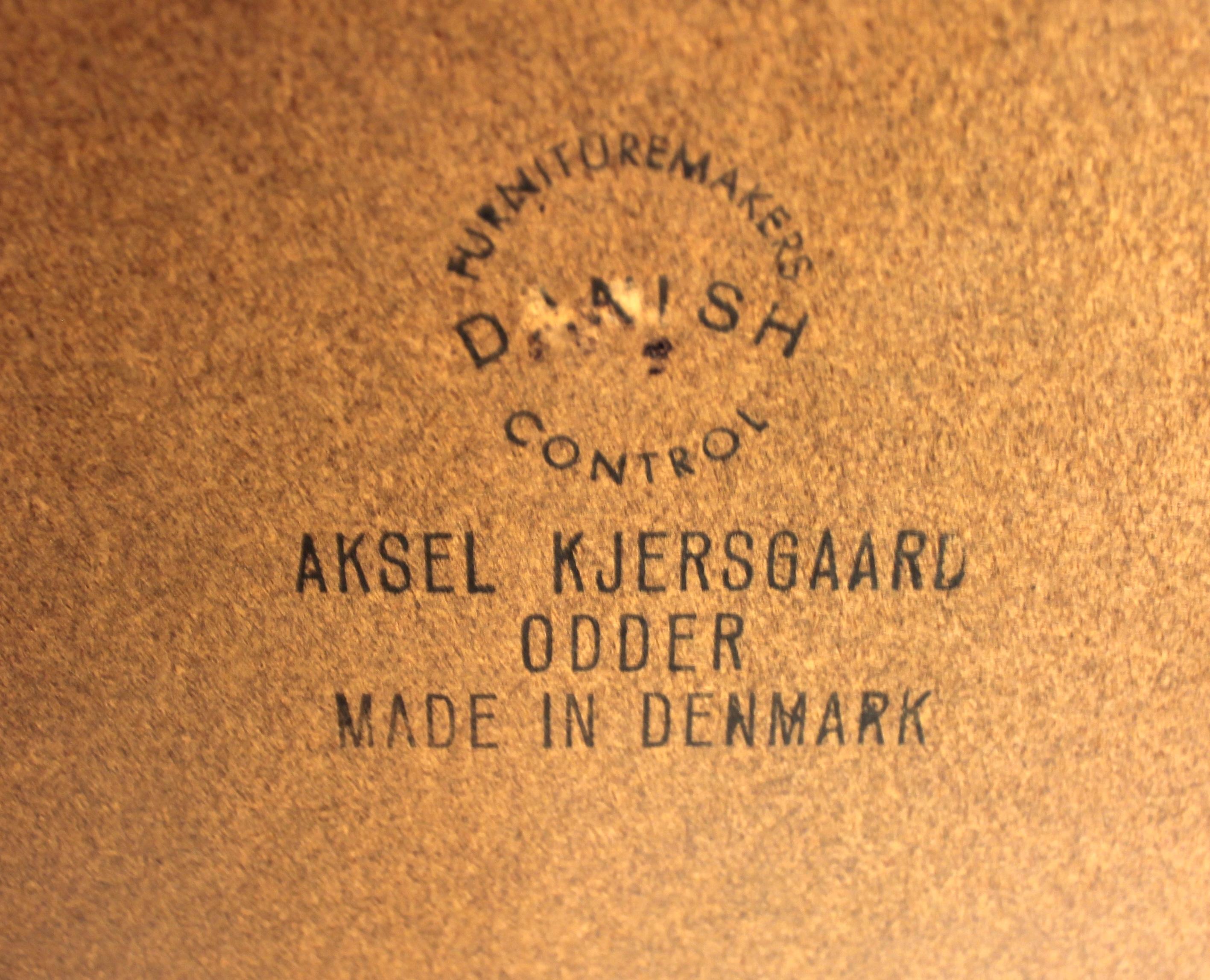 Danish Teak Solid Mirror by Kai Kristiansen for Aksel Kjersgaard, 1960s In Good Condition In Uppsala, SE