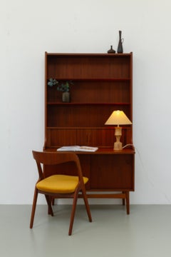 Chaise d'appoint « Sonja » en teck danois, créée par Johannes Andersen pour Vamo, années 1960.