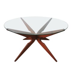 Danish Teak Spider Leg Coffee Table by Sika Mobler, 1960s