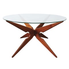Vintage Danish Teak Spider Leg Coffee Table by Sika Mobler, 1960s