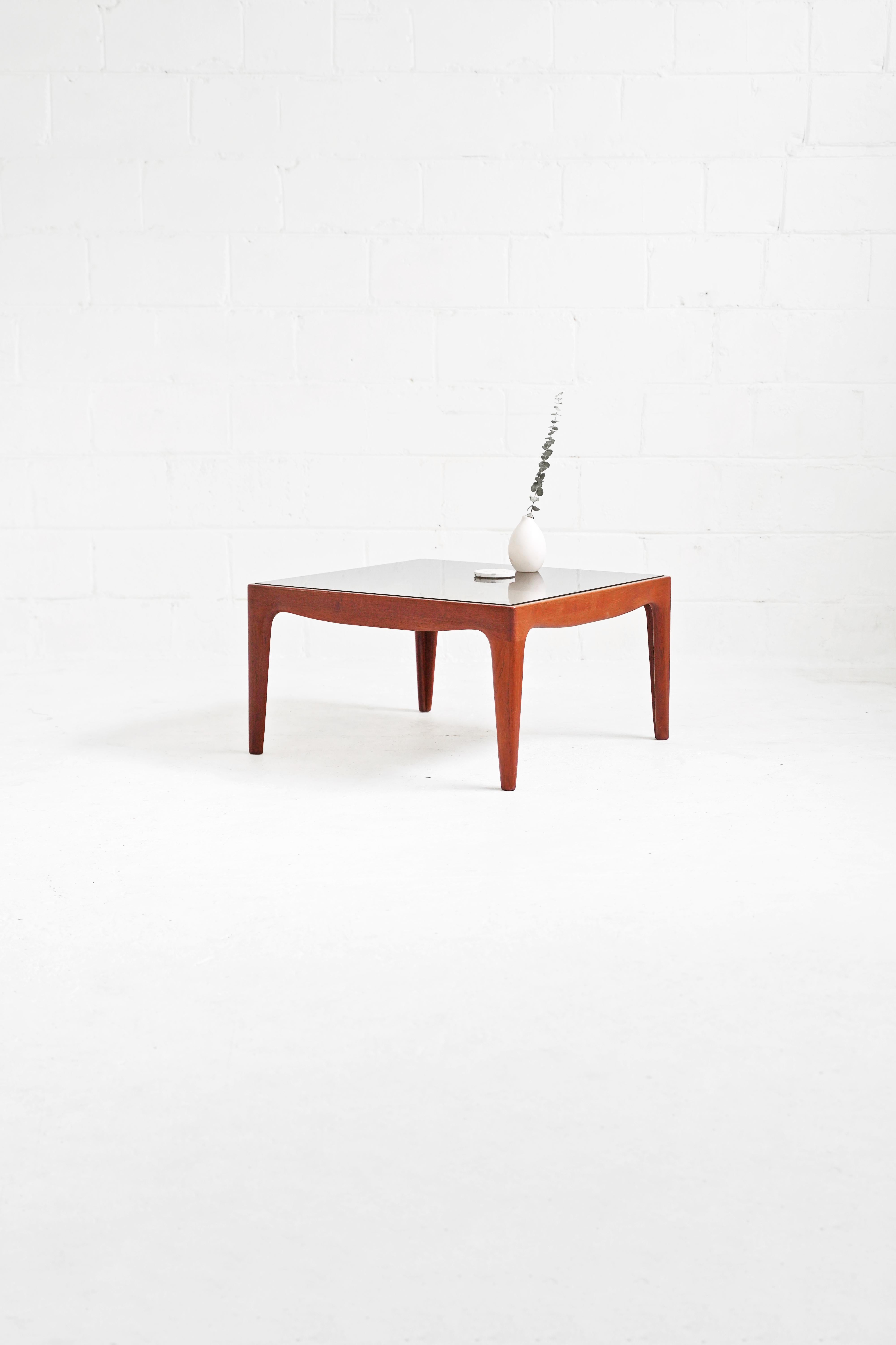 Danish Teak Square Coffee Table by Johannes Andersen for Uldum Møbelfabrik 2