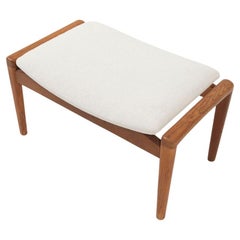 Tabouret danois en teck 1950