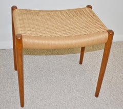 Danish Teak Stool by Niels Otto Moller