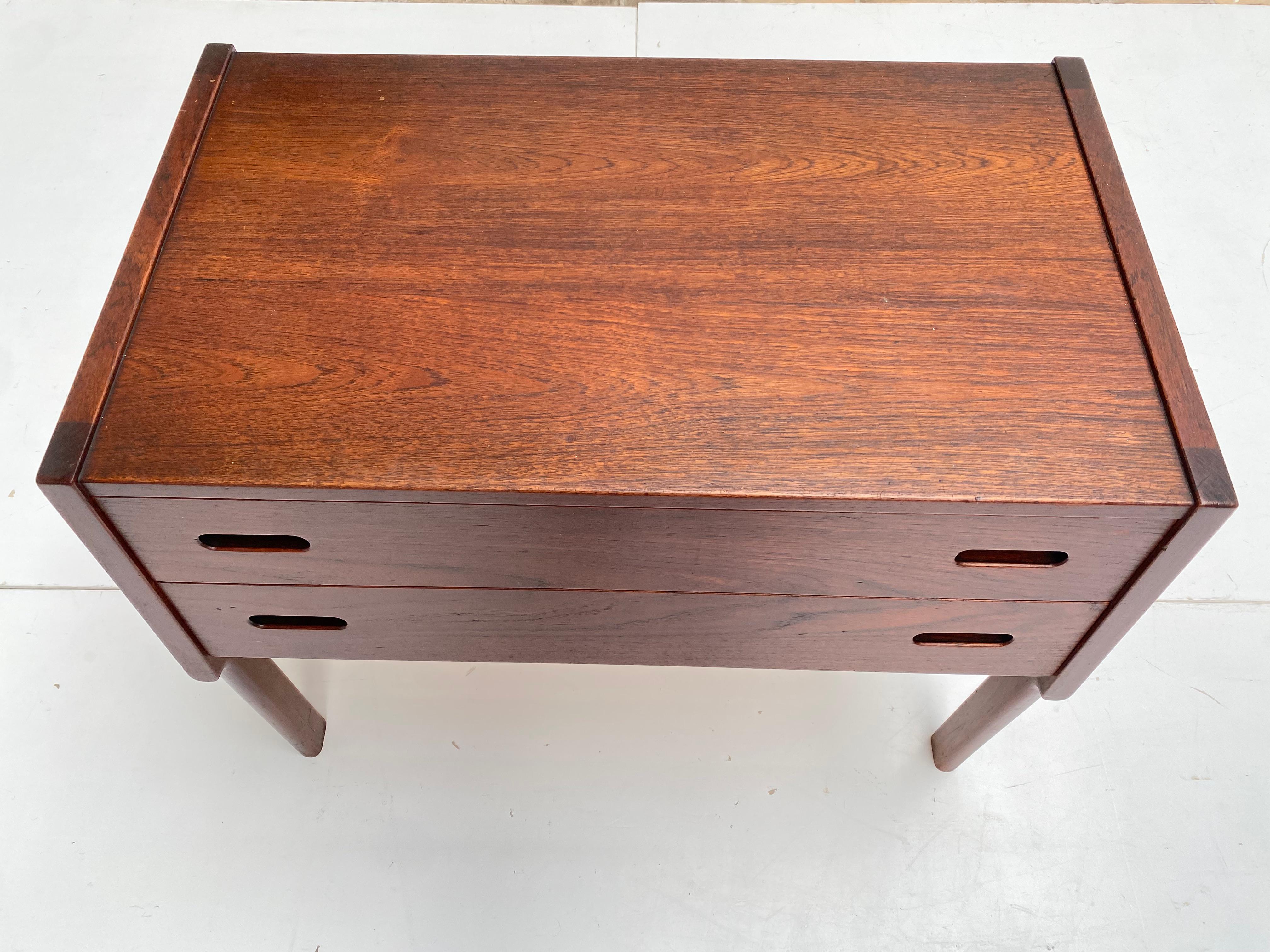 Danish Teak Storage / Sewing Cabinet 1960's  For Sale 5