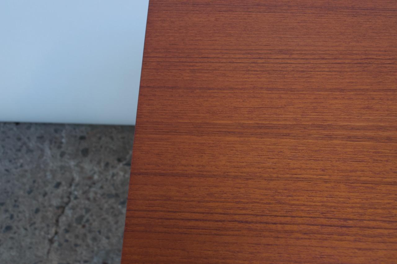 Danish Teak Student Desk / Vanity with Drop-Down Surface by Povl Dinesen 12