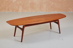 Danish Teak 'Surfboard' Coffee Table by Arne Hovmand Olsen for Mogens Kold