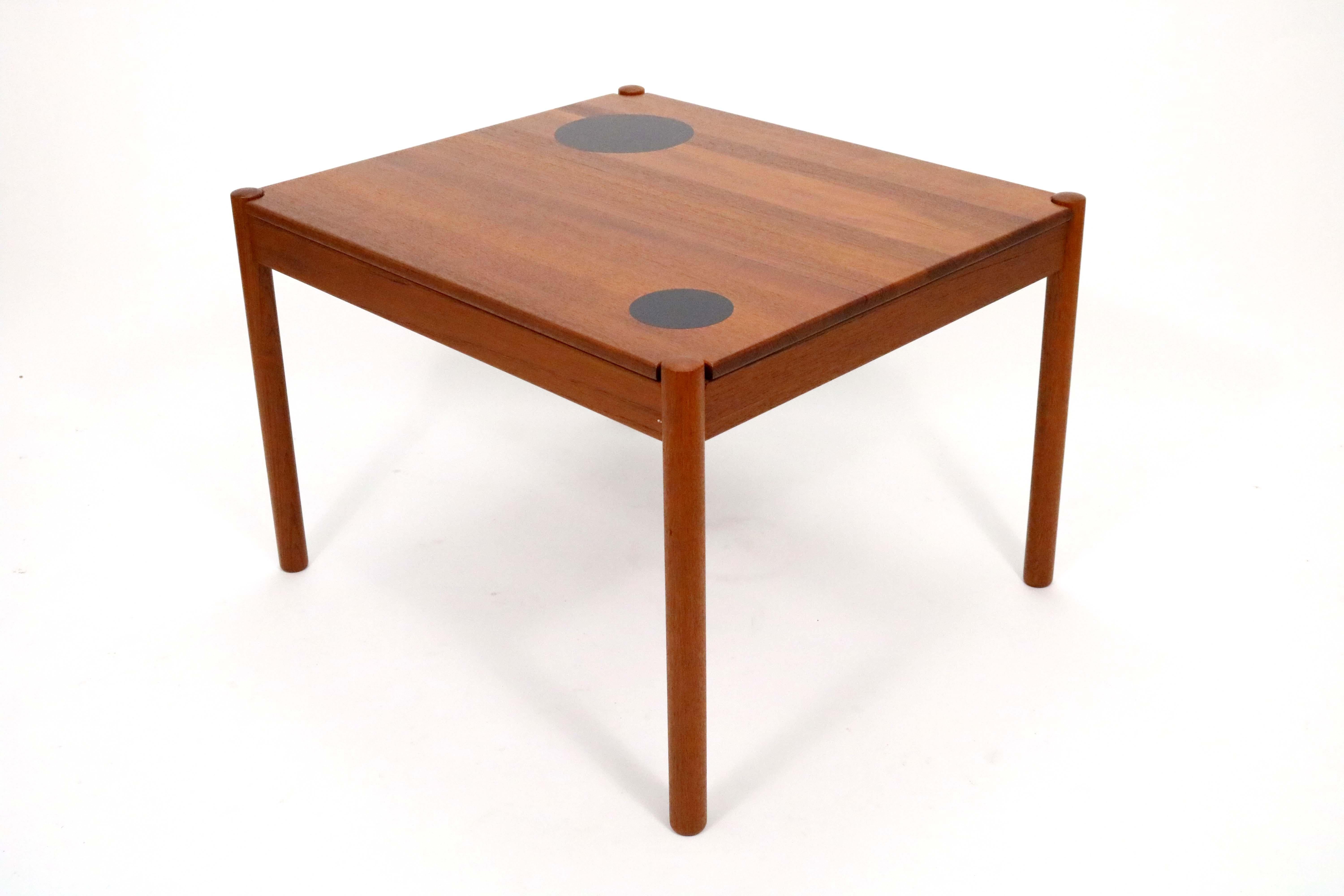 Danish Teak Tables with Reversible Tops by Magnus Olesen A/S 9