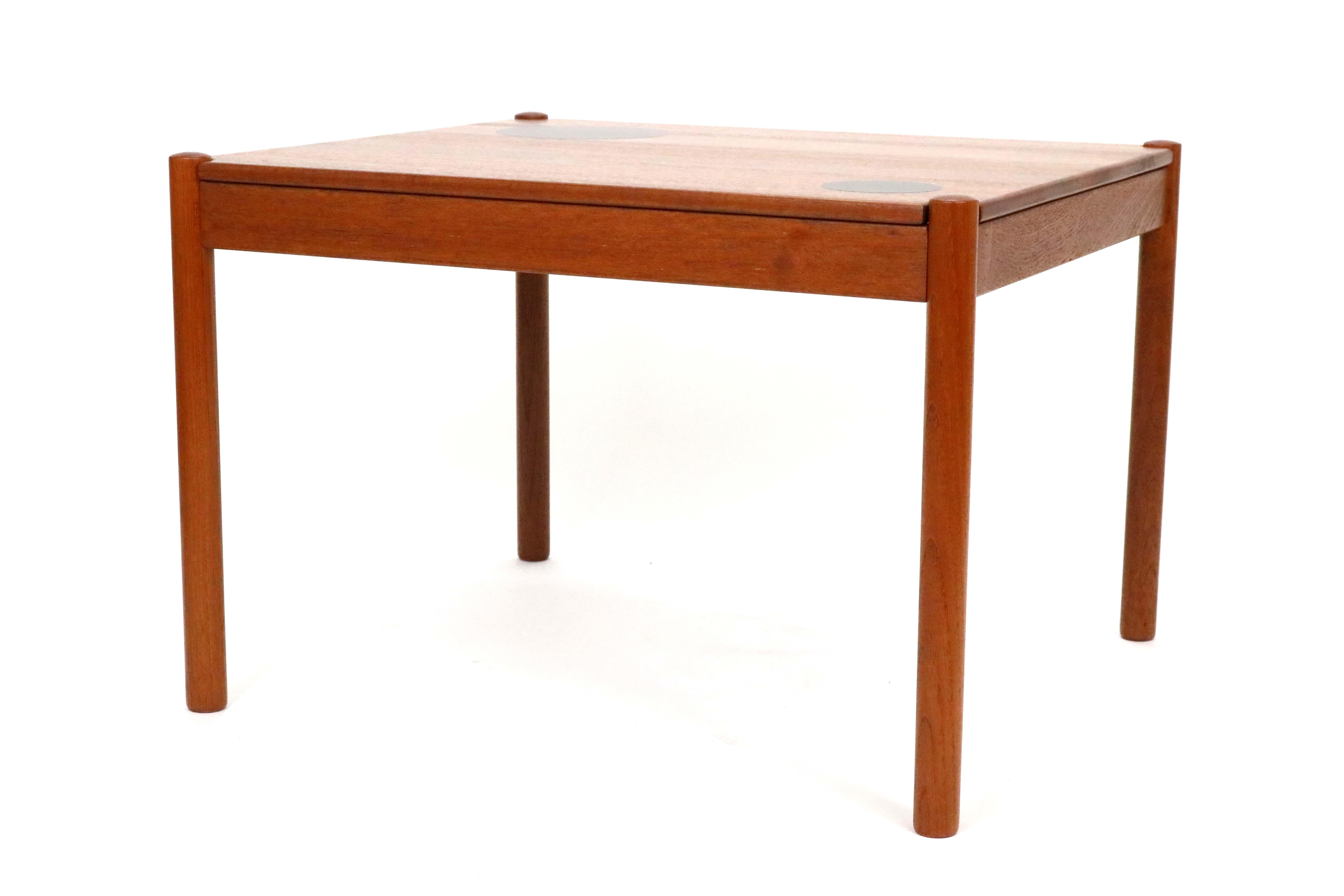 Danish Teak Tables with Reversible Tops by Magnus Olesen A/S 14